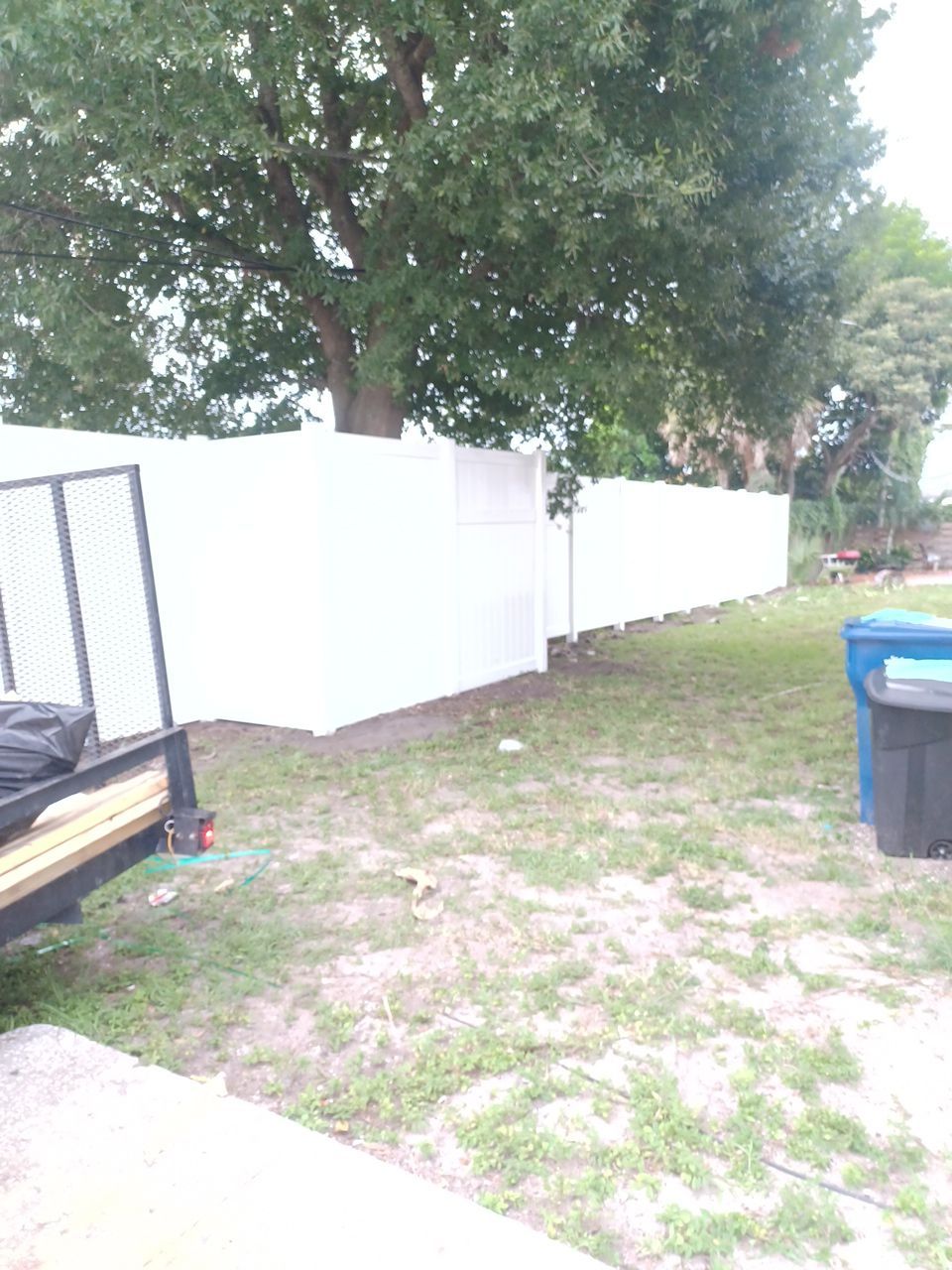 Bradenton, FL 6+2 White Vinyl Privacy Fence  by Asap fence and gates, LLC