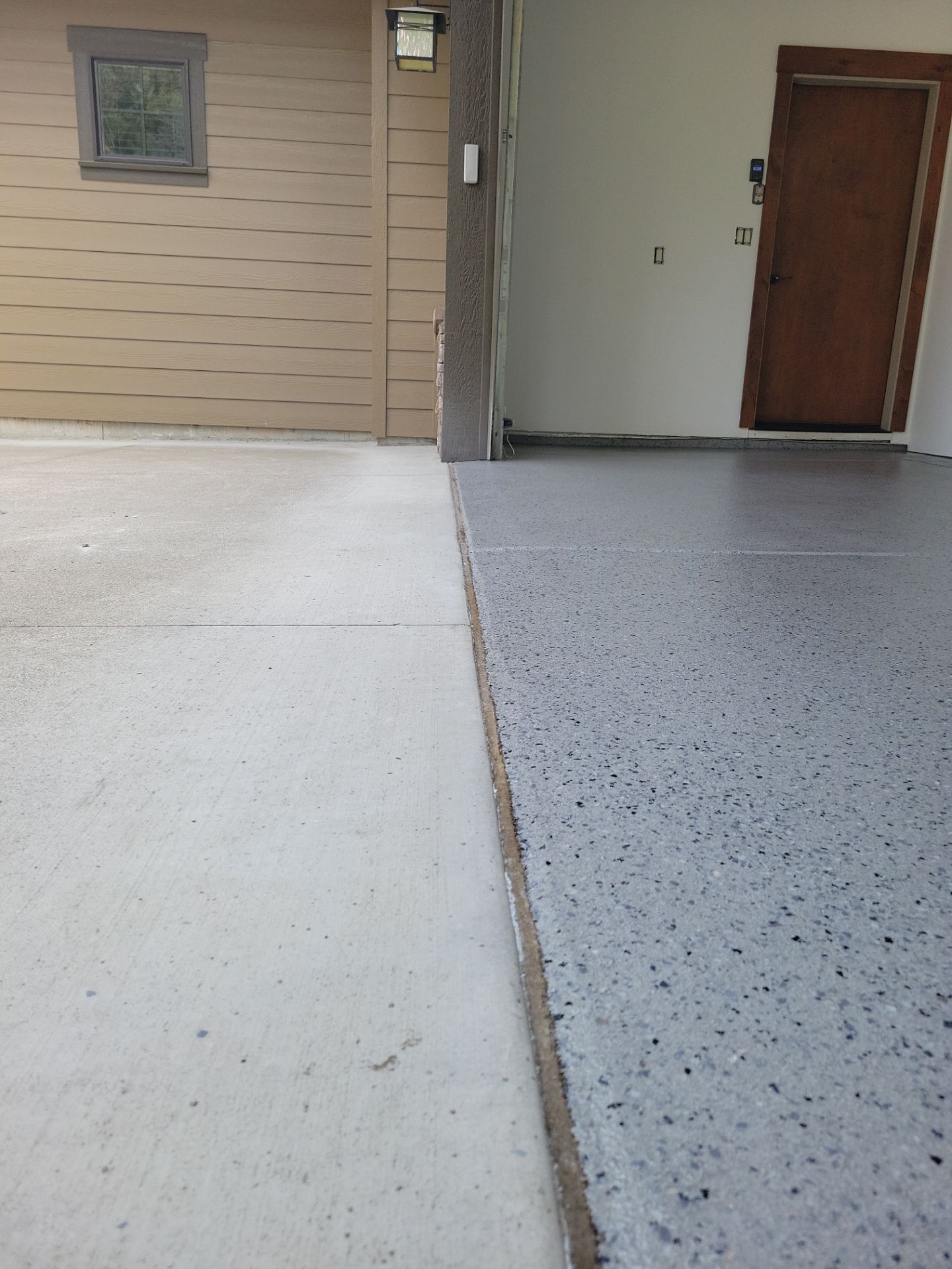 Garage Transformation using Denali Hybrid by Croc Coatings, LLC