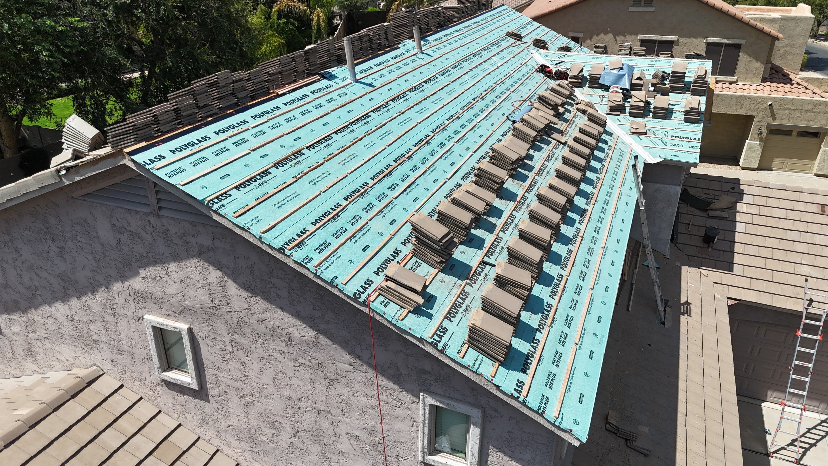 Project in Queen Creek, AZ by Saint Roofing