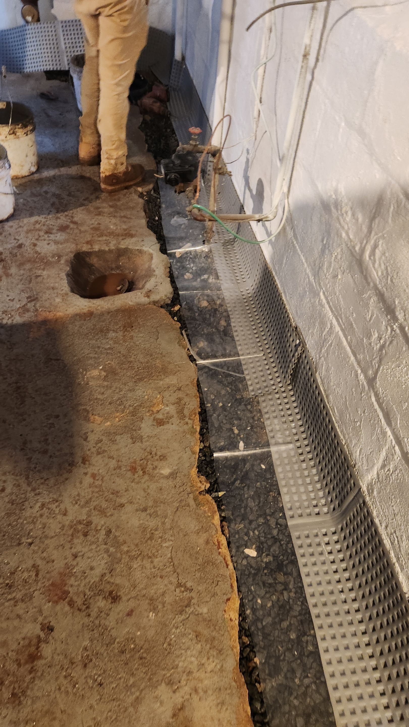 Interior French Drain South Orange, NJ by Pure Service Pro, LLC 