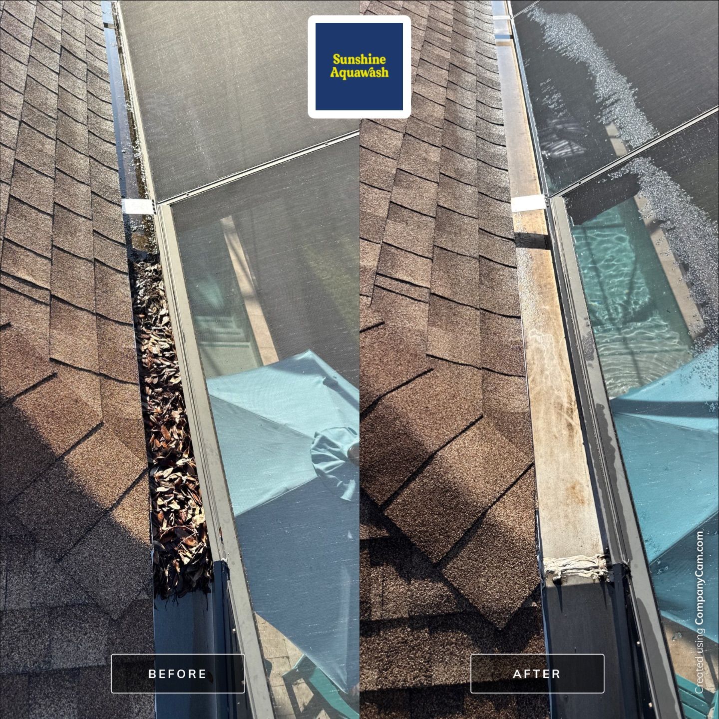 Gutter Cleaning Project – Oakley Place Community, Ellenton, FL by Sunshine AquaWash