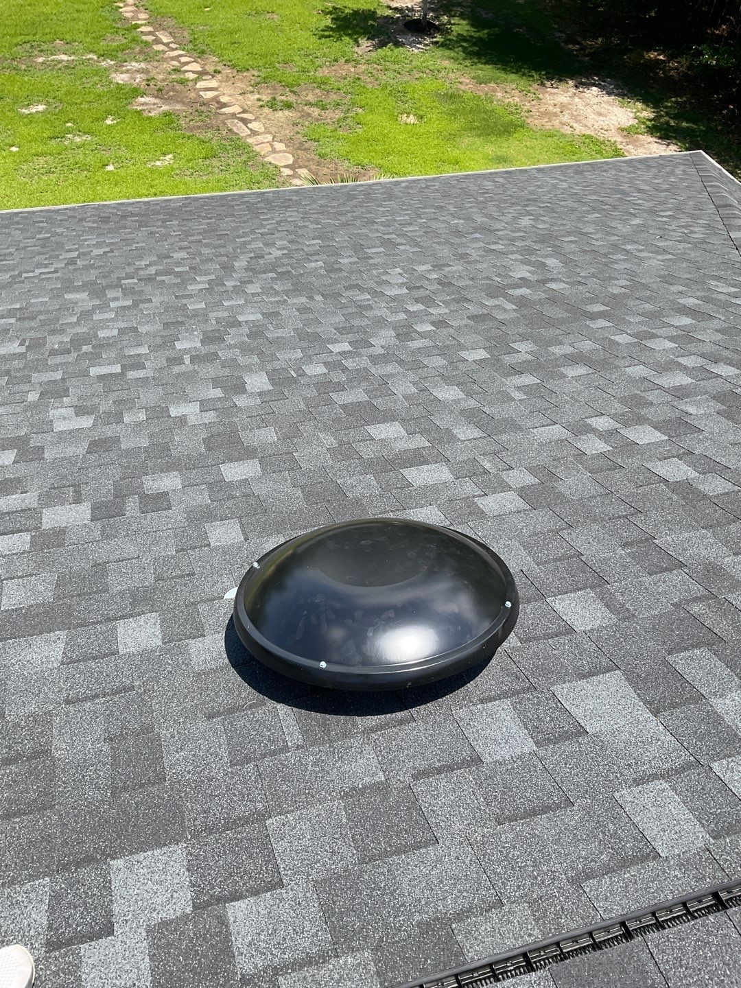 Residential Roofing Installation using Tamko Heritage lifetime shingle in Rustic Black by Sands Roofing & Construction
