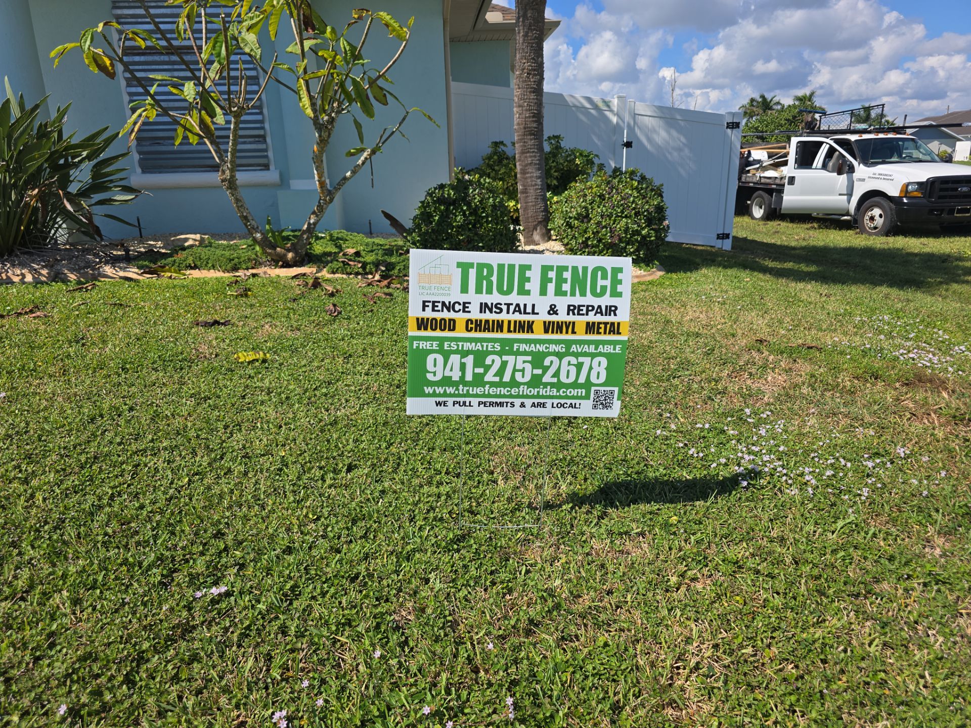 Project in Port Charlotte by True Fence LLC