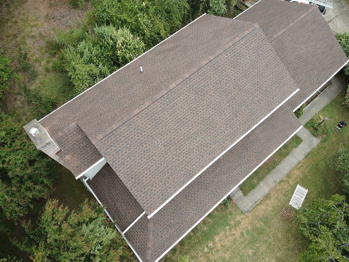 Residential Roofing Installation using GAF TImberline HDZ Hickory by Rainstoppers Roofing