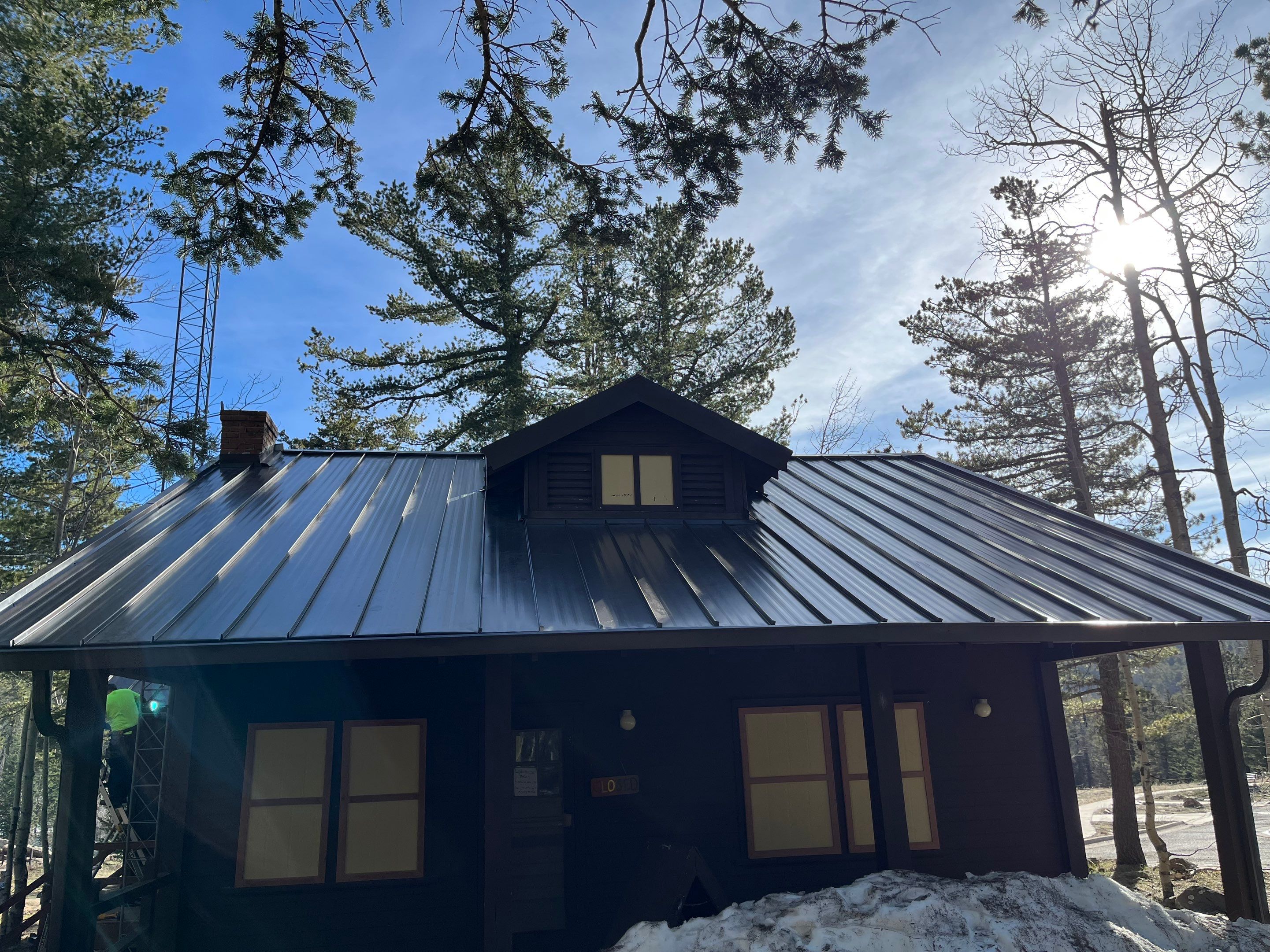 Burnished Slate Standing Seam by Reimagine Roofing