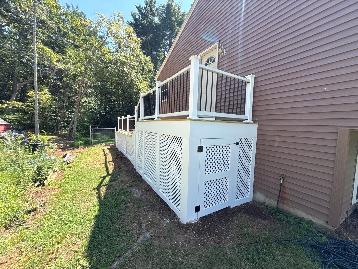 Custom Pressure-Treated Deck and Accessible Ramp Installation in York by Sensible Home Solutions