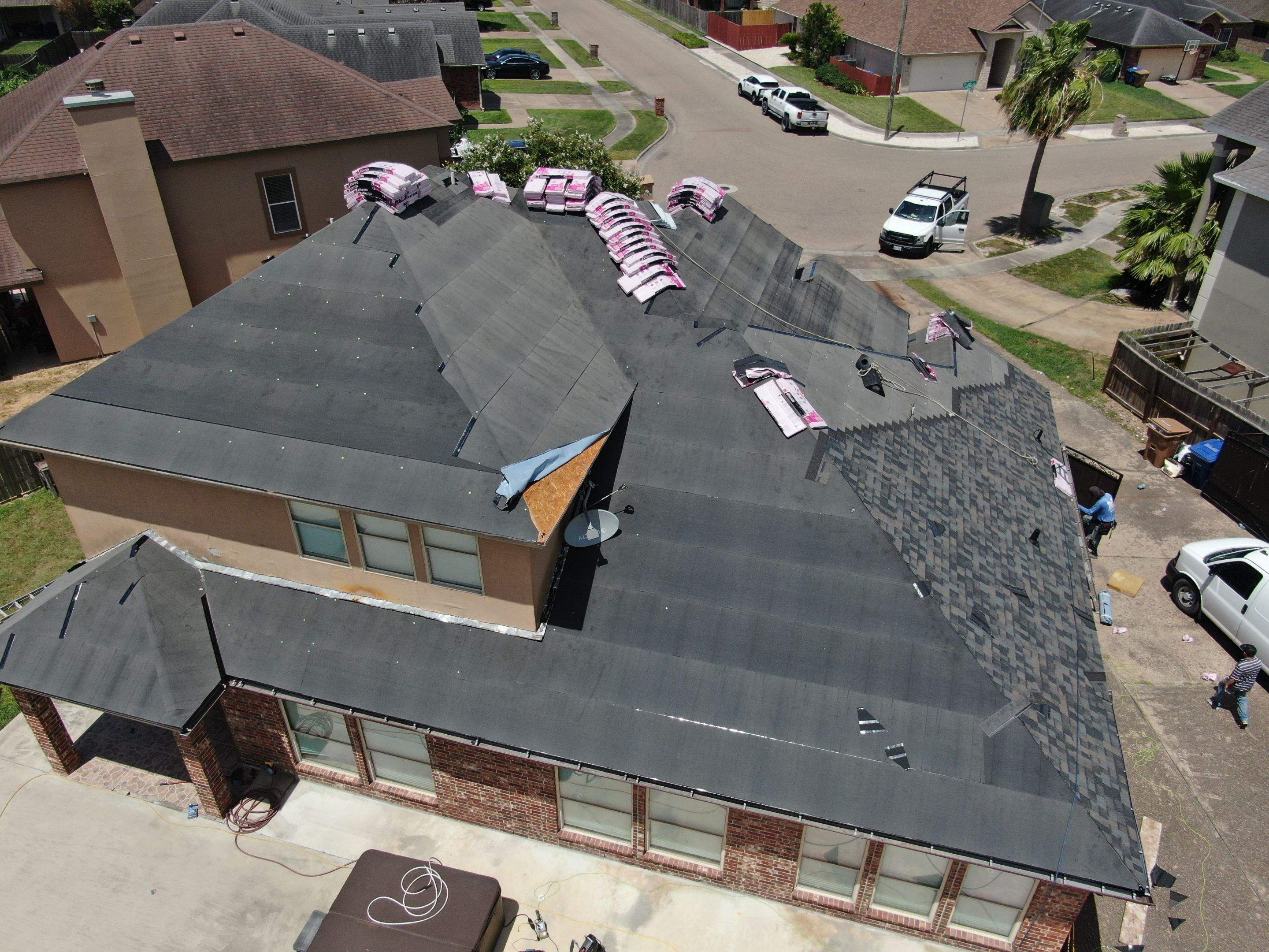 Flashing Stucco above the Roof by Bayfront Roofing and Construction