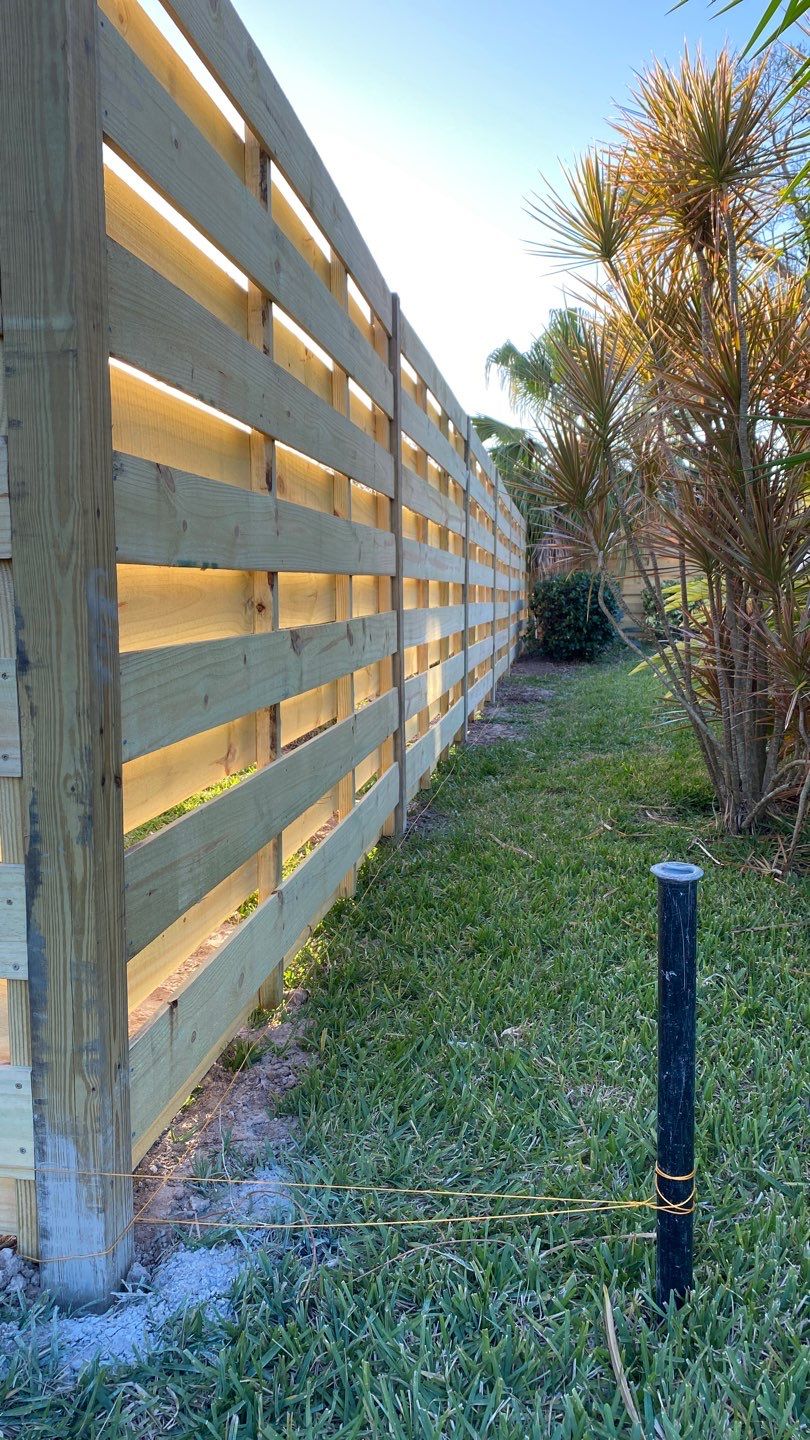 Wood Fence Installation using Shadowbox Wood Fence by Asap fence and gates, LLC
