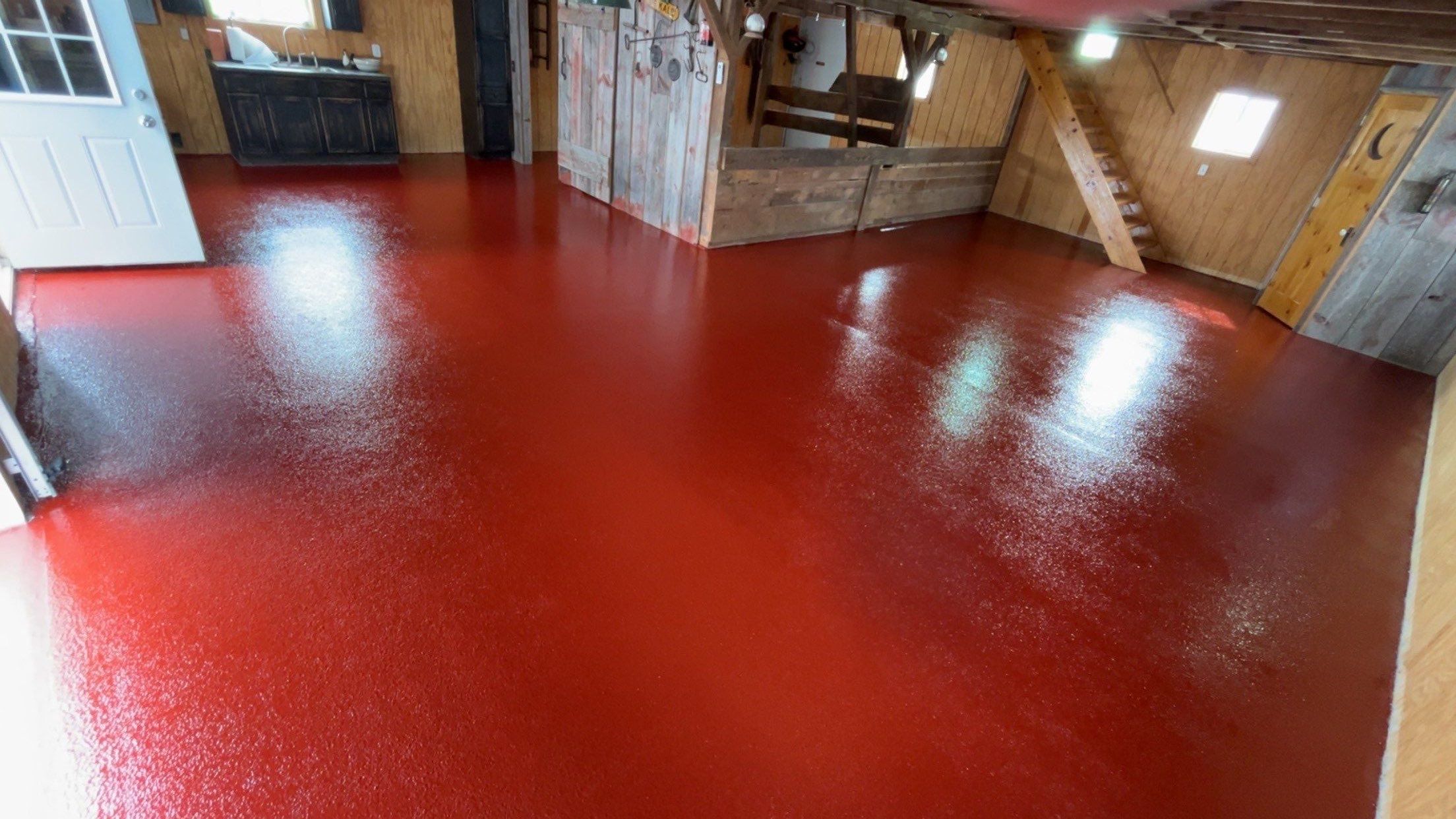 Tile Red by Granite Garage Floors
