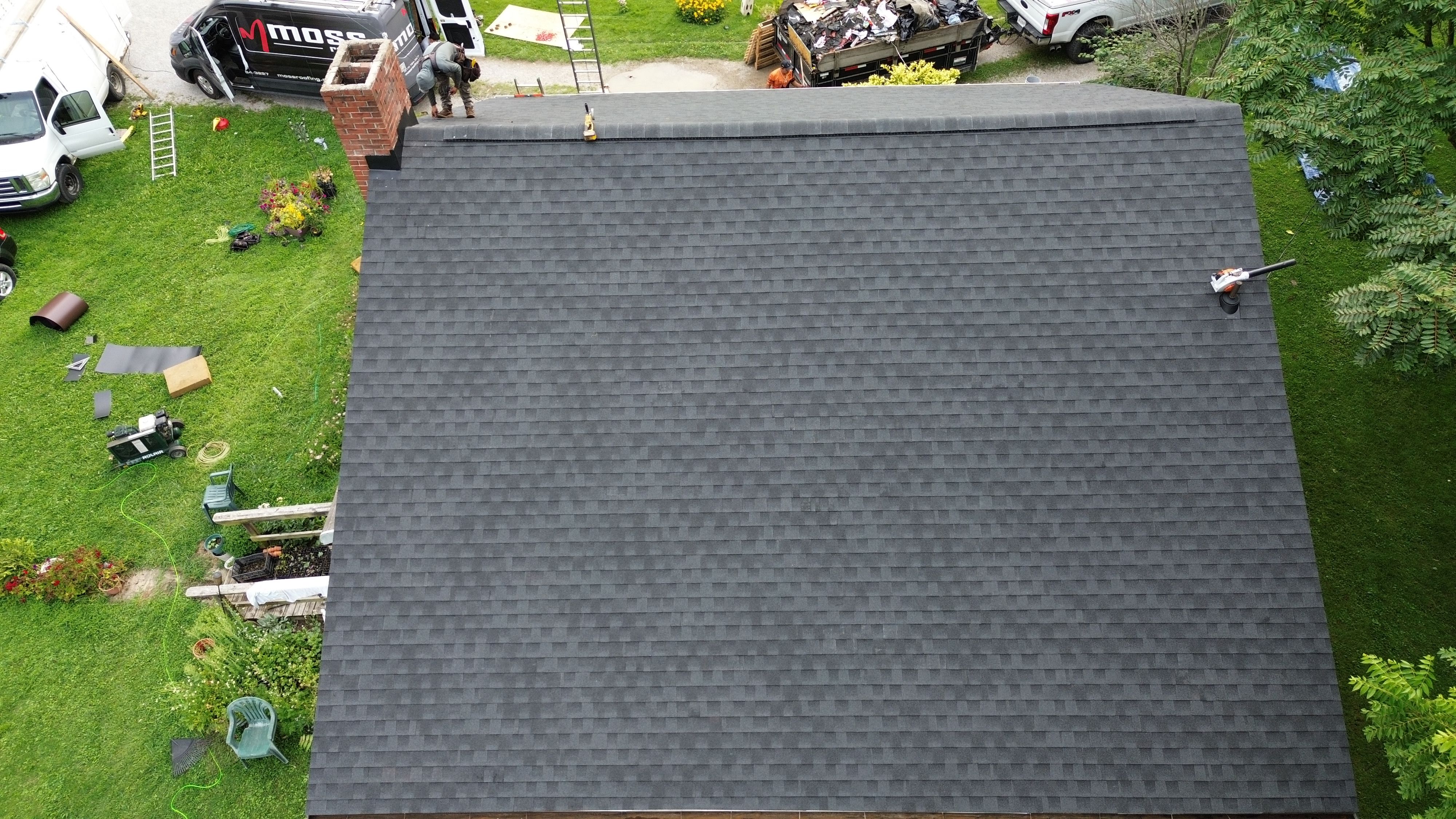 Project in Crawfordsville by Moss Roofing