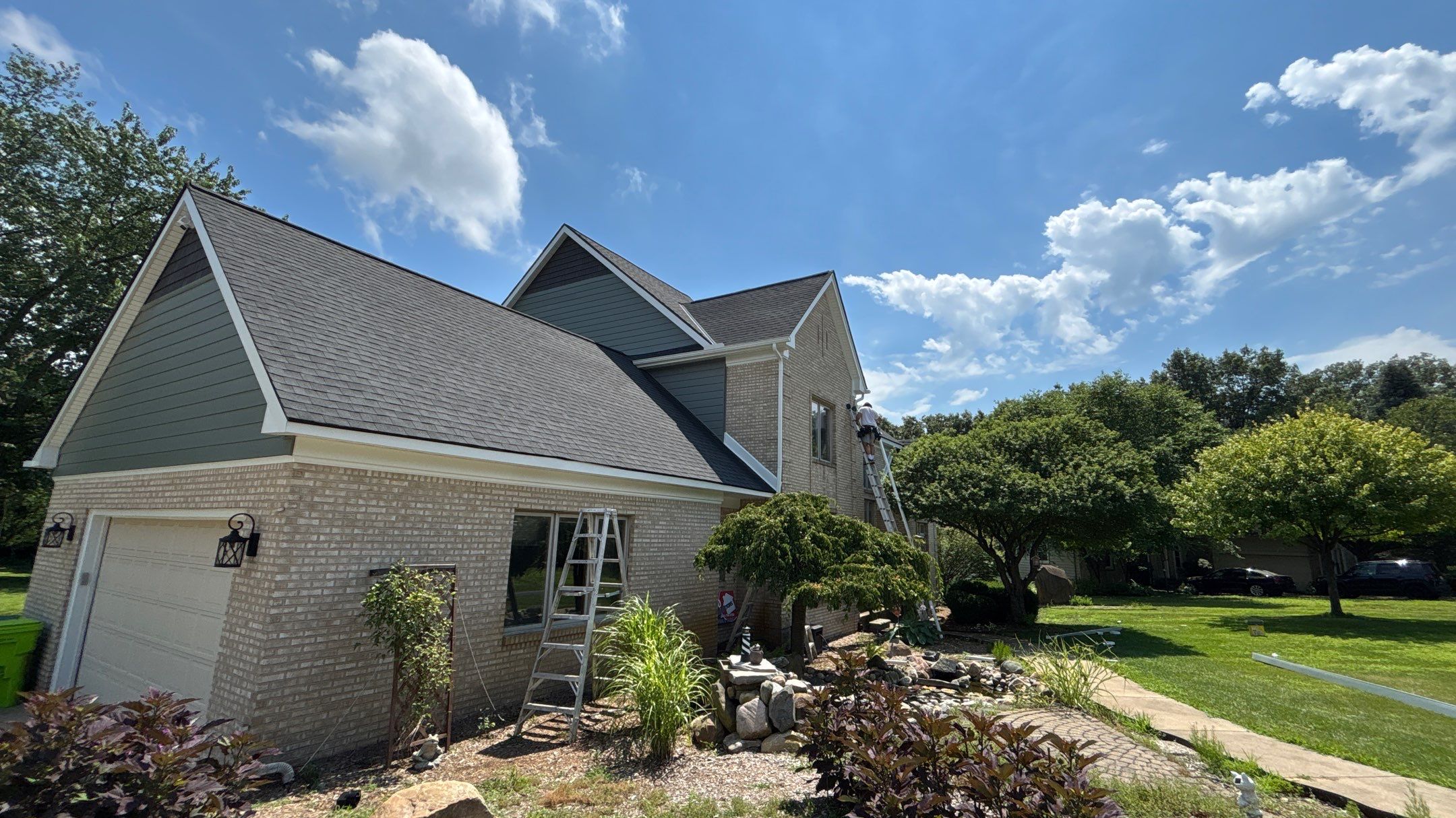 Siding Replacement using Alside Mountain Fern by 180 Contractors