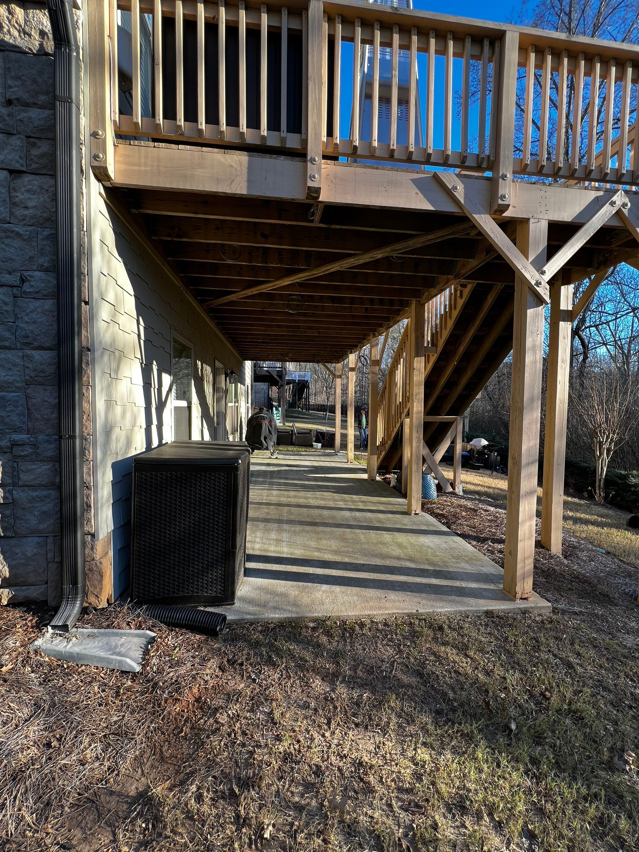 Composite Deck and Underdeck Porch Installation in Smyrna by Swift Home Renovations