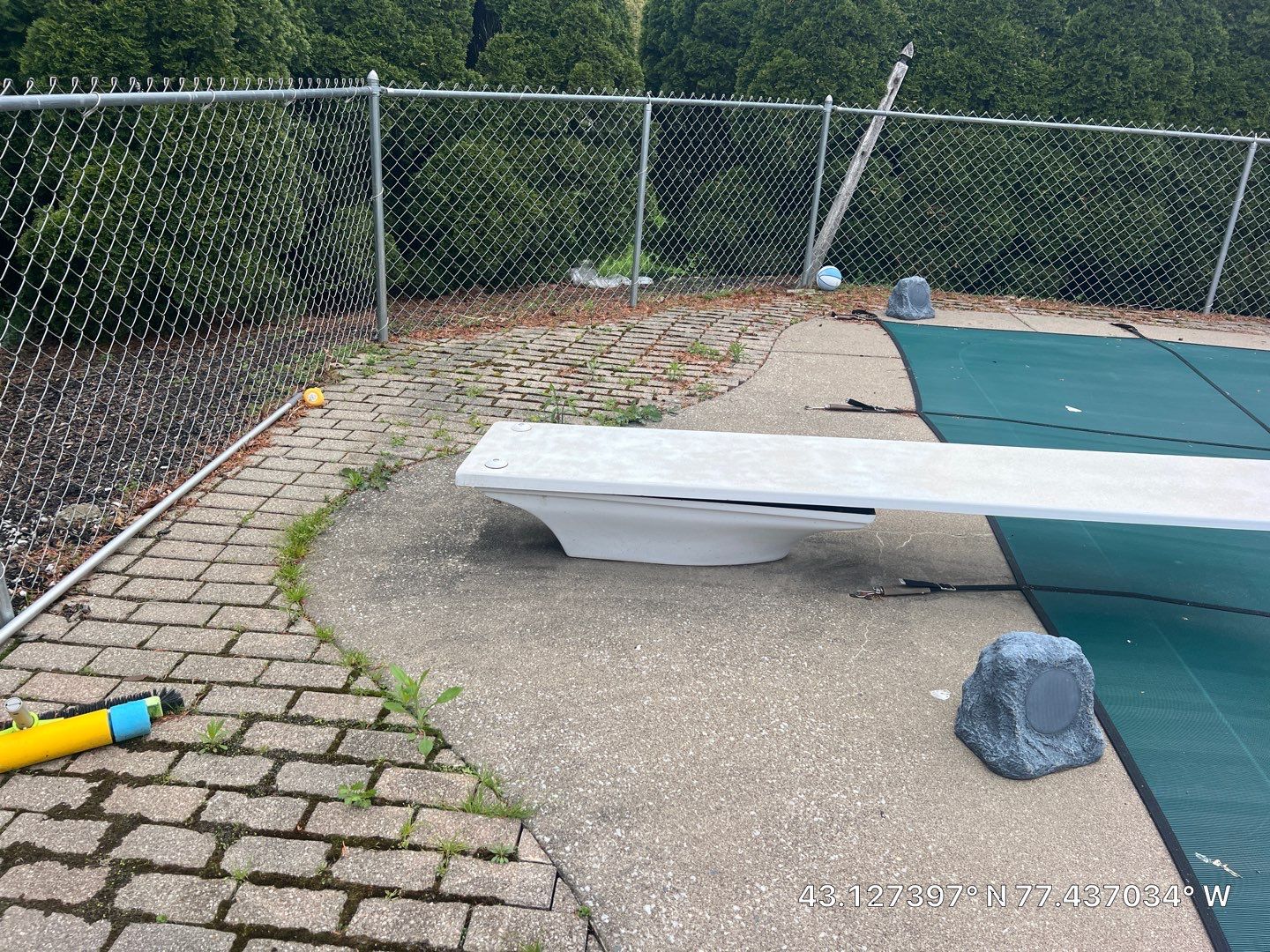 Bluestone stamped concrete patio  by NG Masonry & Construction LLC