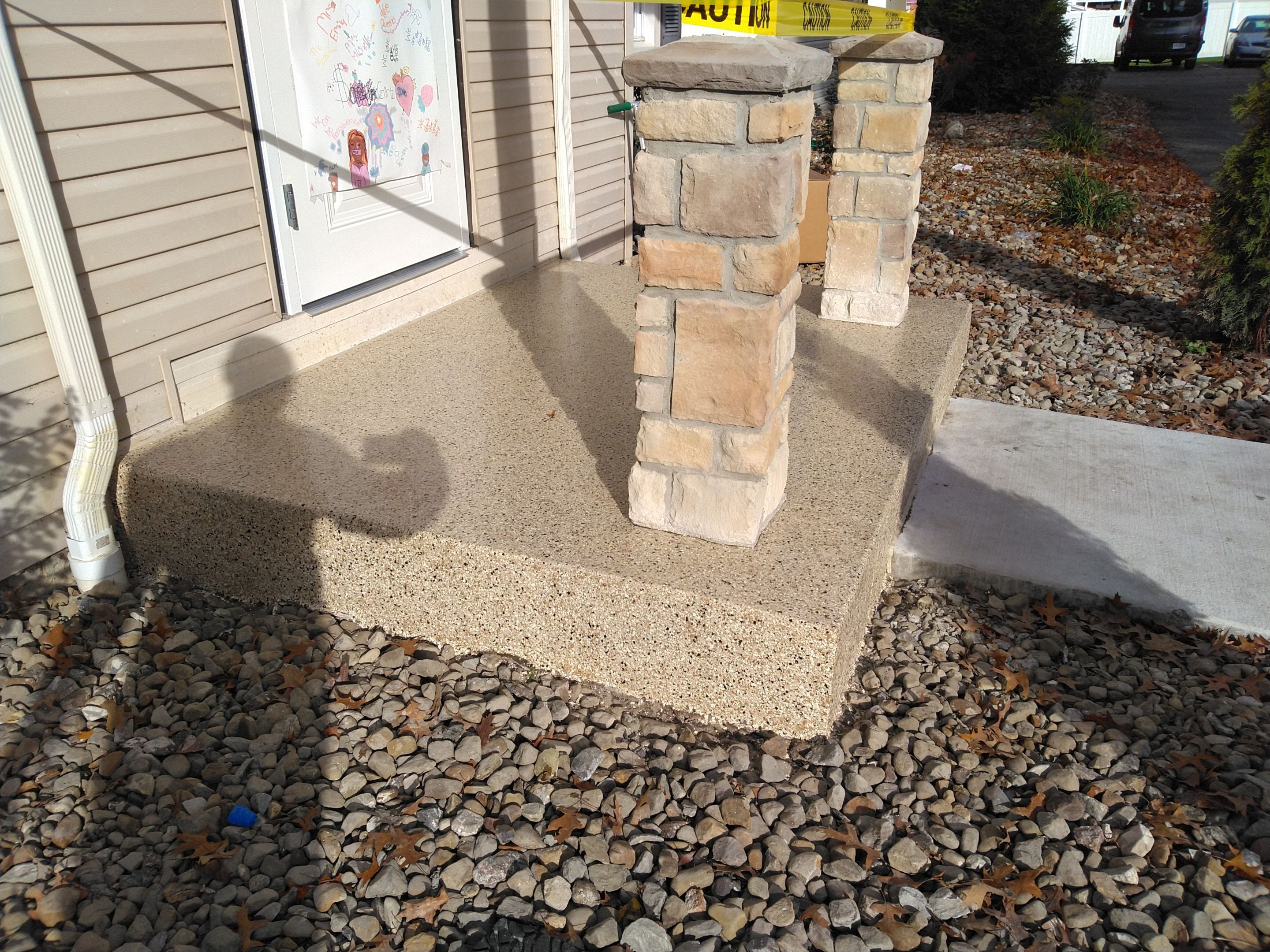 Front Porch  using Pecan by Fantastic Floors by Miller Custom Exteriors 