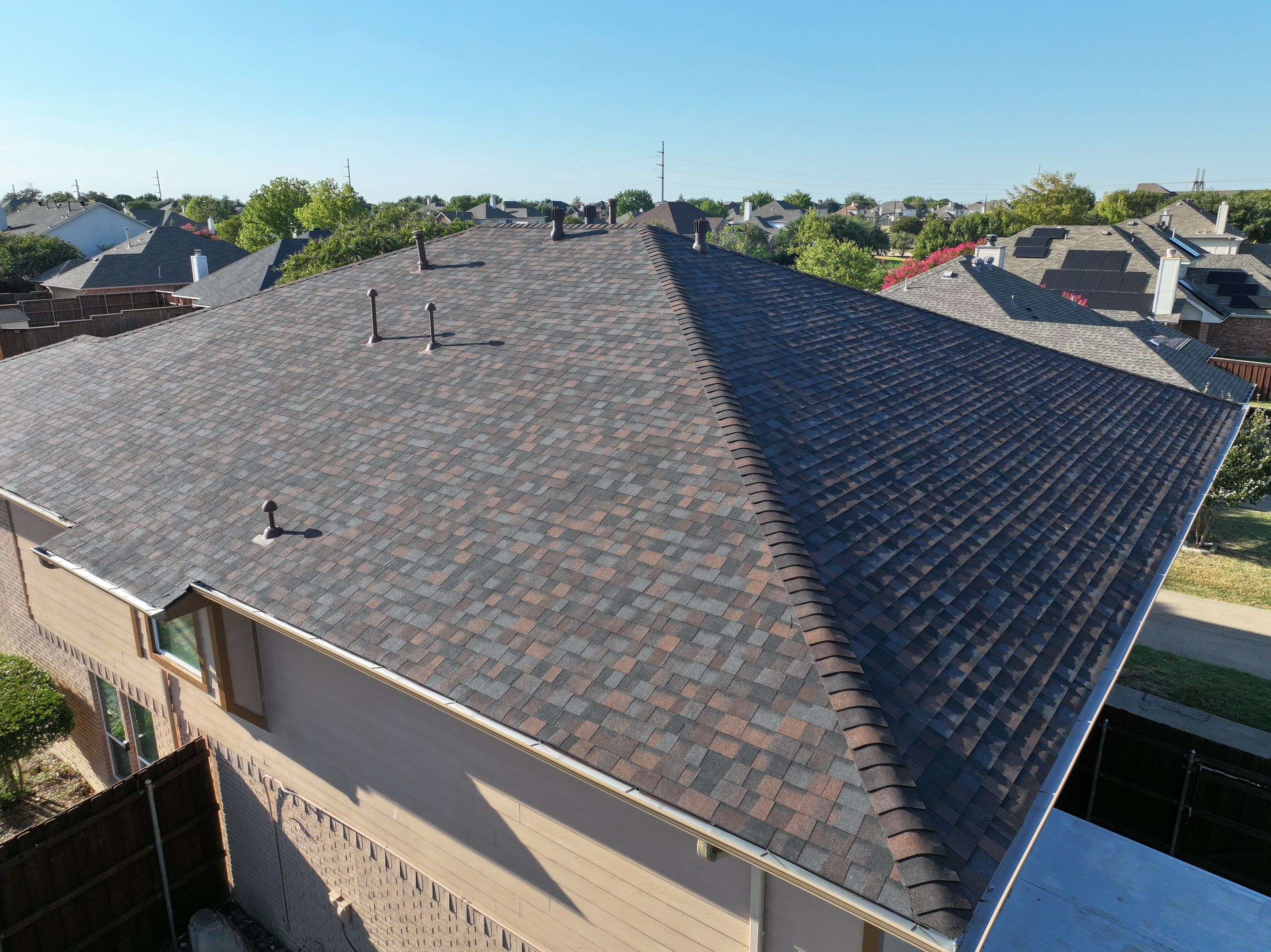 Architectural Shingle Roof Replacement and Damage Assessment in Richardson by Rich the Roofer LLC