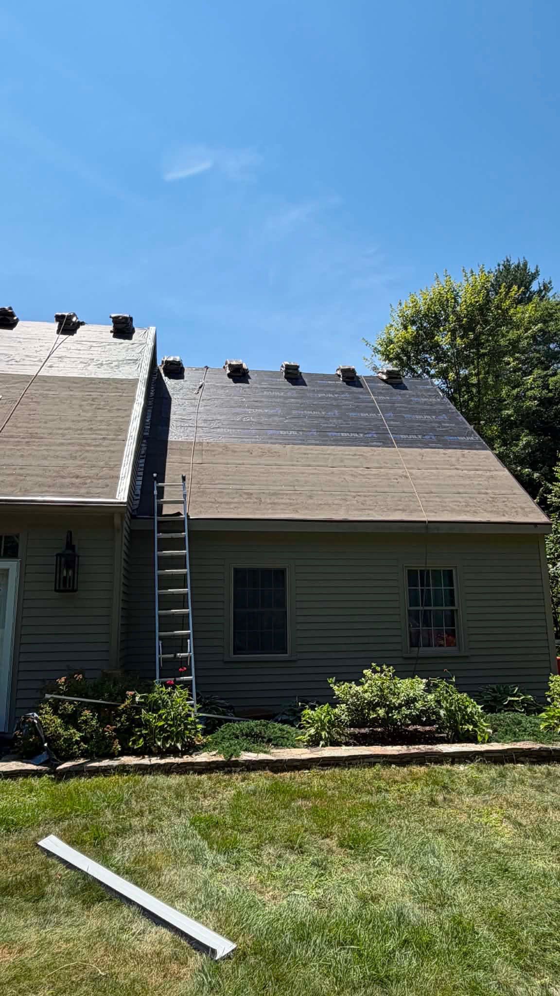 New Roof Replacement in New Gloucester, Maine by Tall pine roofing