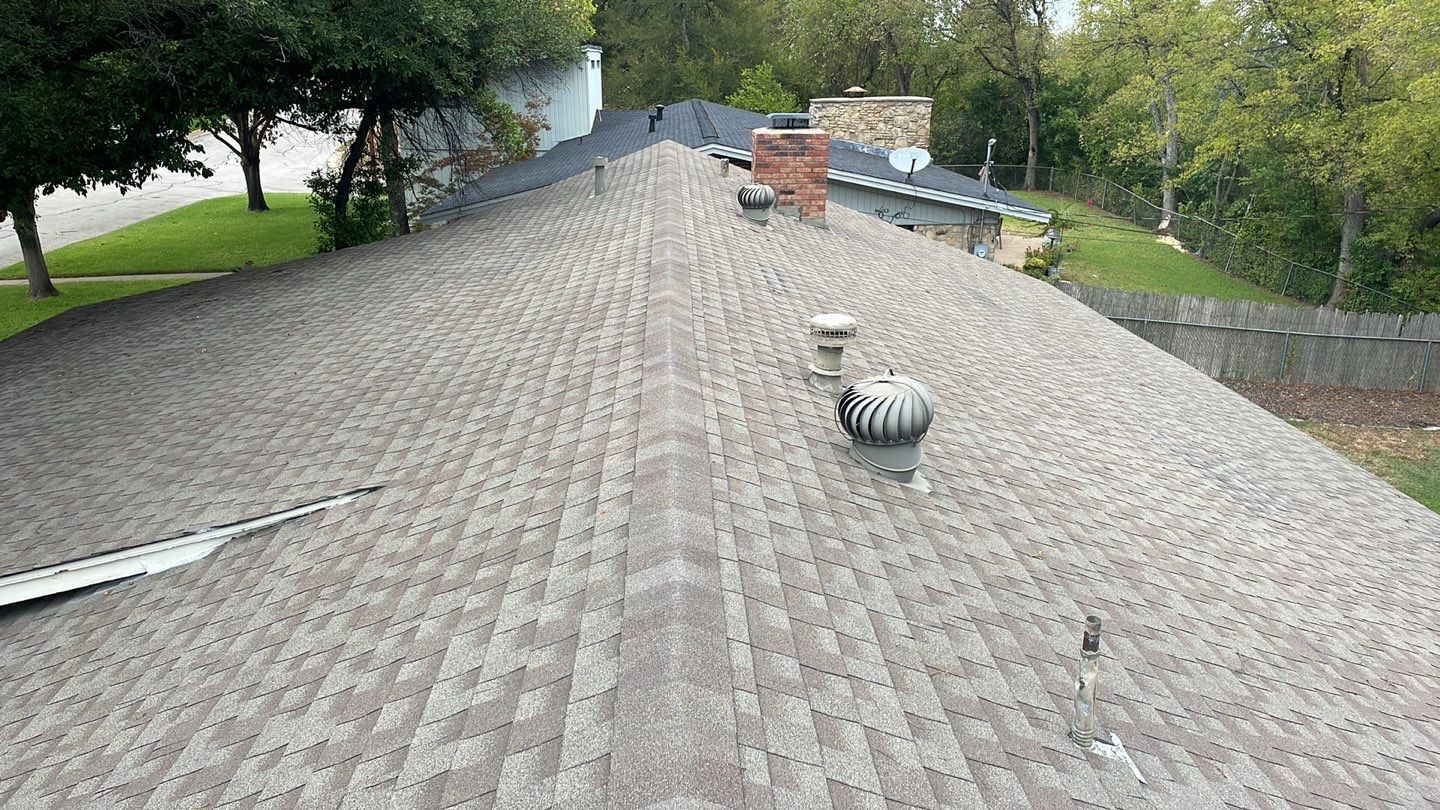 Residential Roof Replacement using GAF HDZ Shingles - Ft. Worth TX by Roof Experts