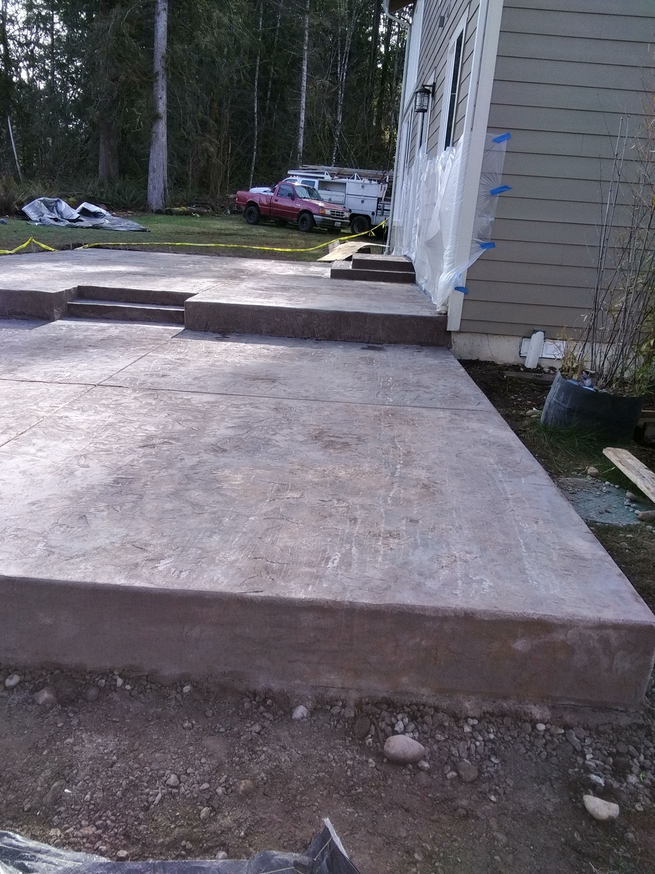 Mandy | Stamped Concrete Patio & Driveway by Jireh Asphalt & Concrete Inc 