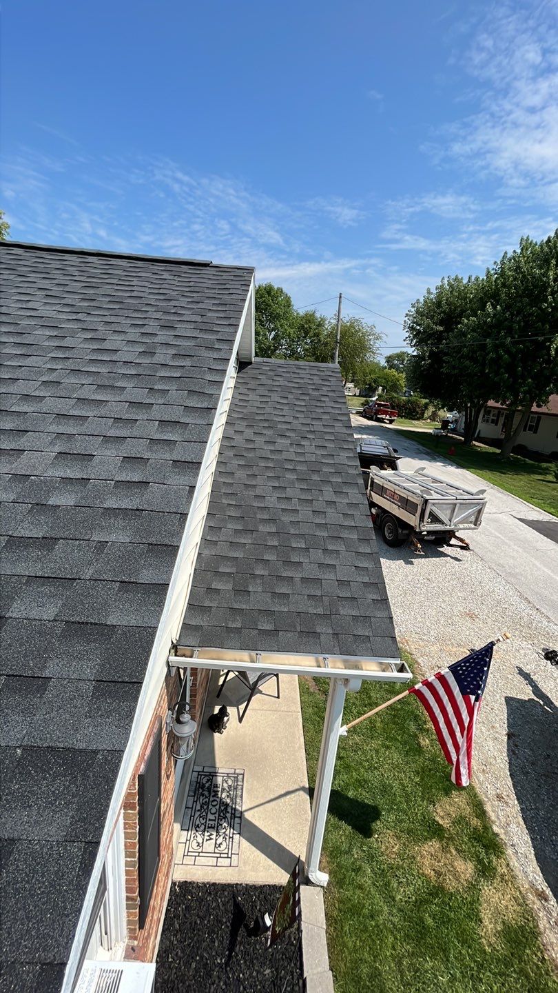 Residential Roofing Installation using GAF Timberline HDZ Charcoal by Nitro Roofing and Construction