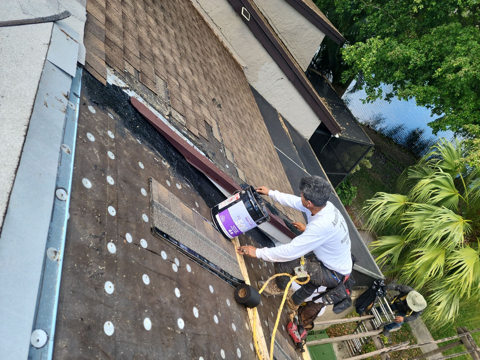 Shingle Roof Replacement and Wood Rot Repair in Pembroke Pines by Aastro Roofing