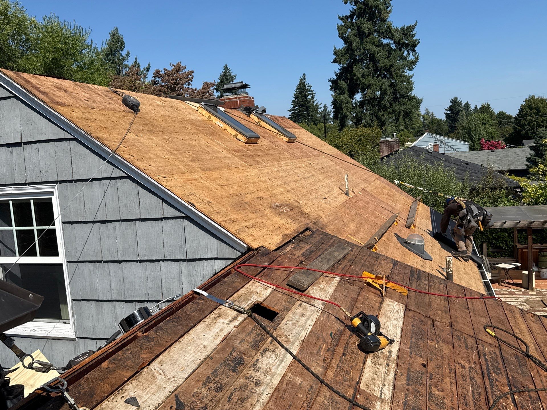Project in Portland by Tom Leach Roofing