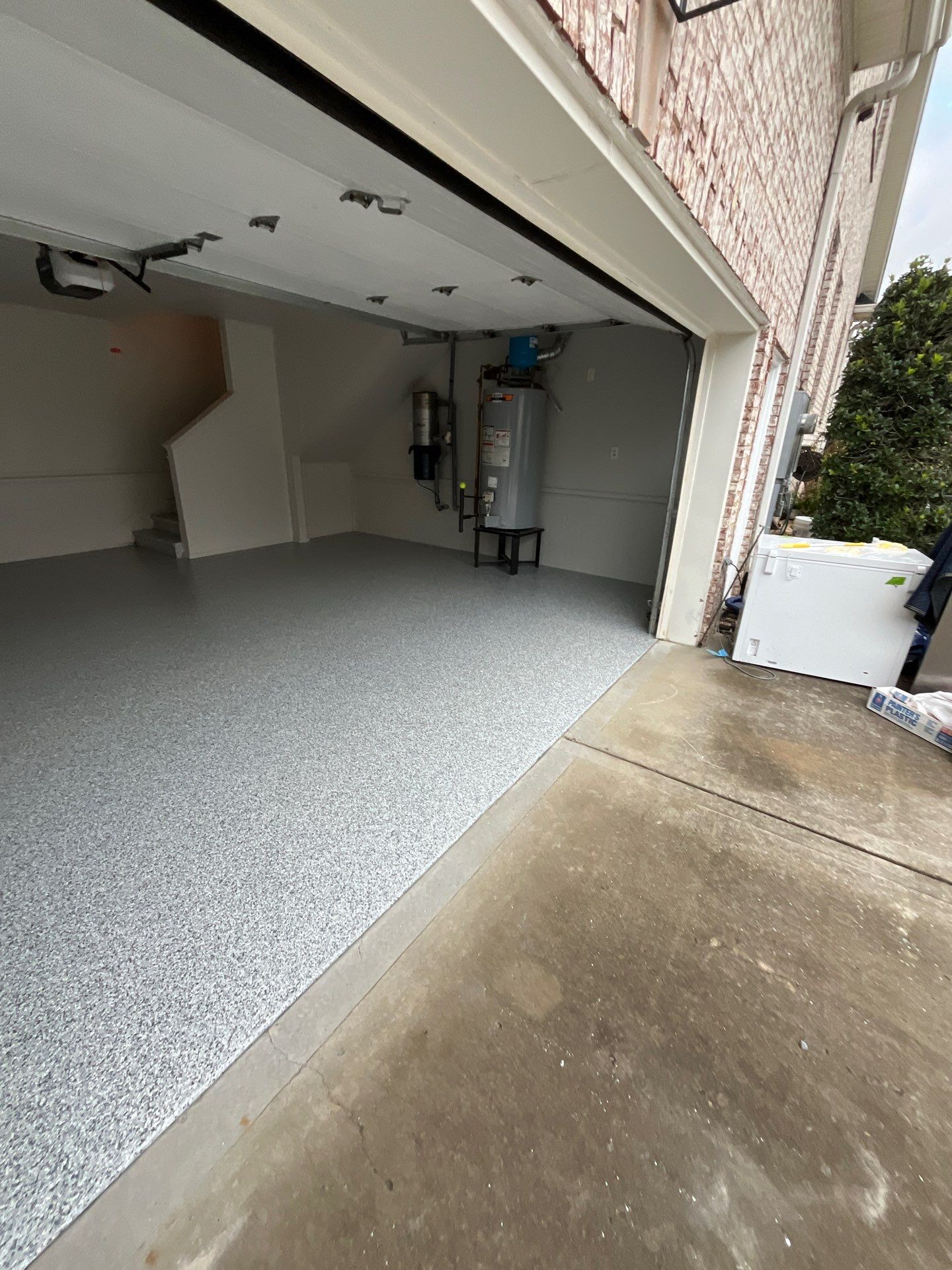 Garage Floor Coating using Gravel by My Garage Floor Guys