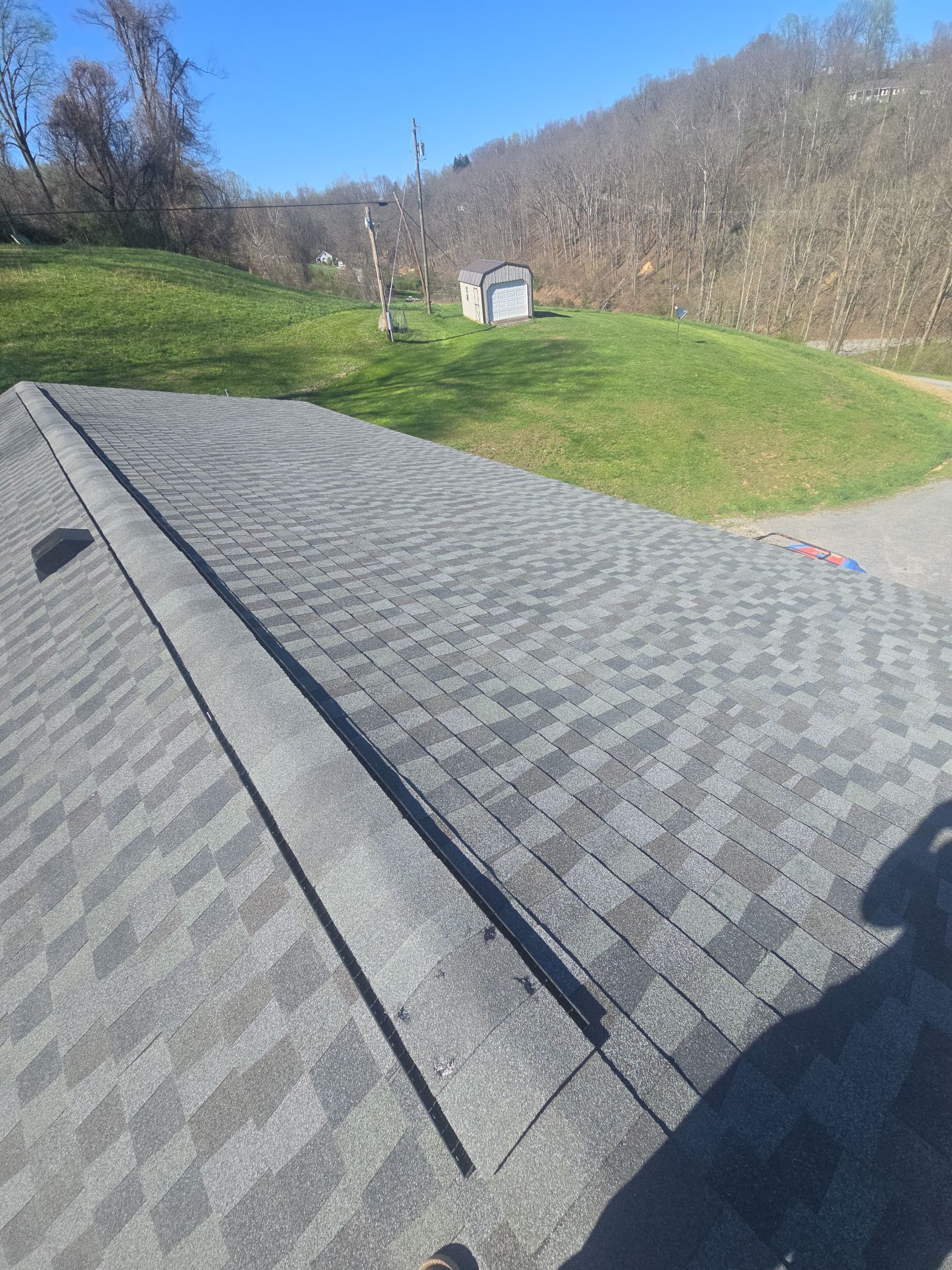 Residential Roofing Installation using GAF Timberline HDZ Nantucket Morning by Rainstoppers Roofing