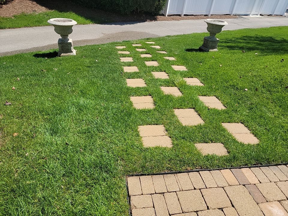 Wheaton, IL brick paver cleaning. by Northern Power Washing LLC.