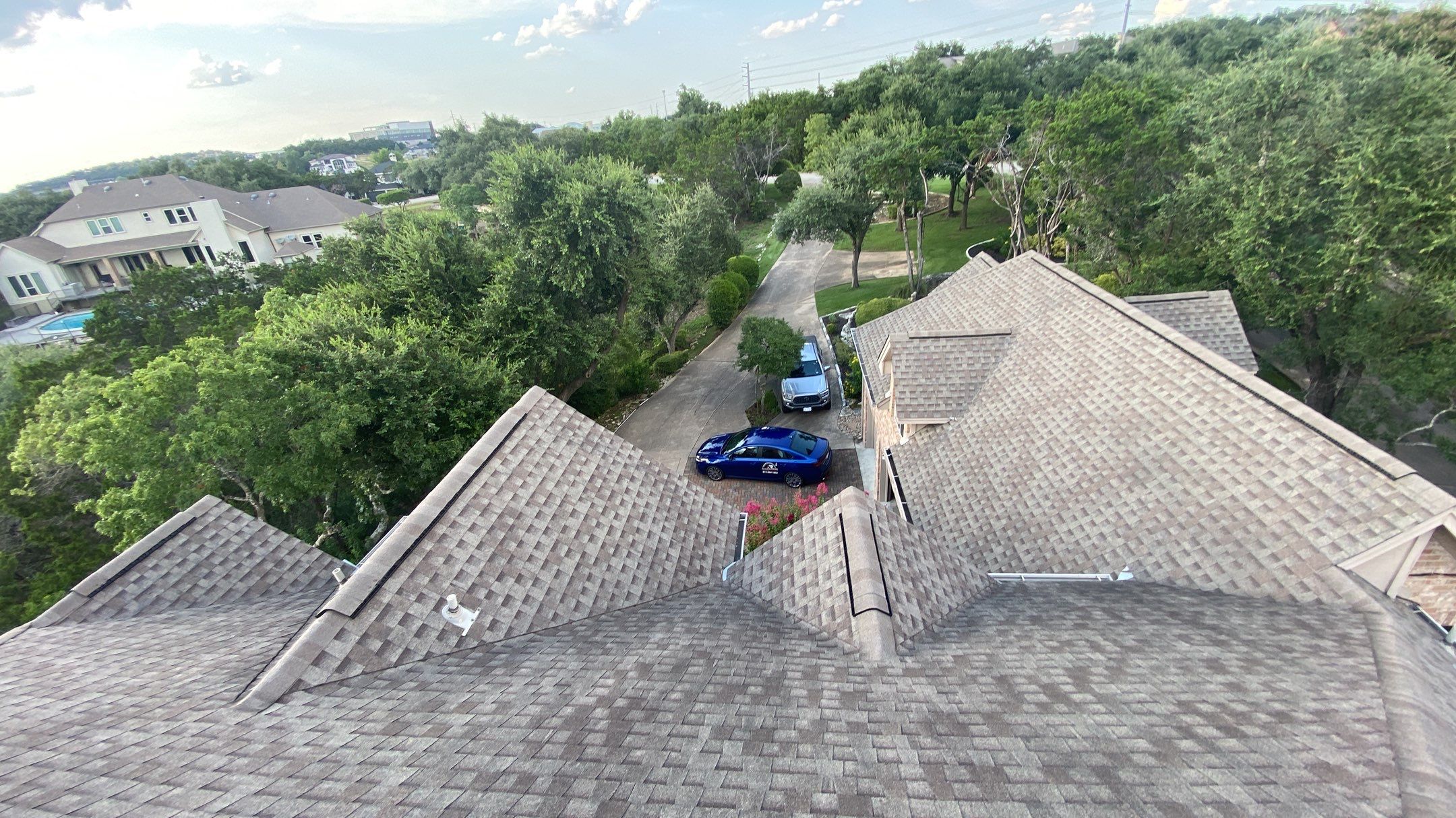 Restoring Strength & Beauty After Hail Damage using GAF - Ultra HDZ - Weathered Wood by Action Exteriors Austin