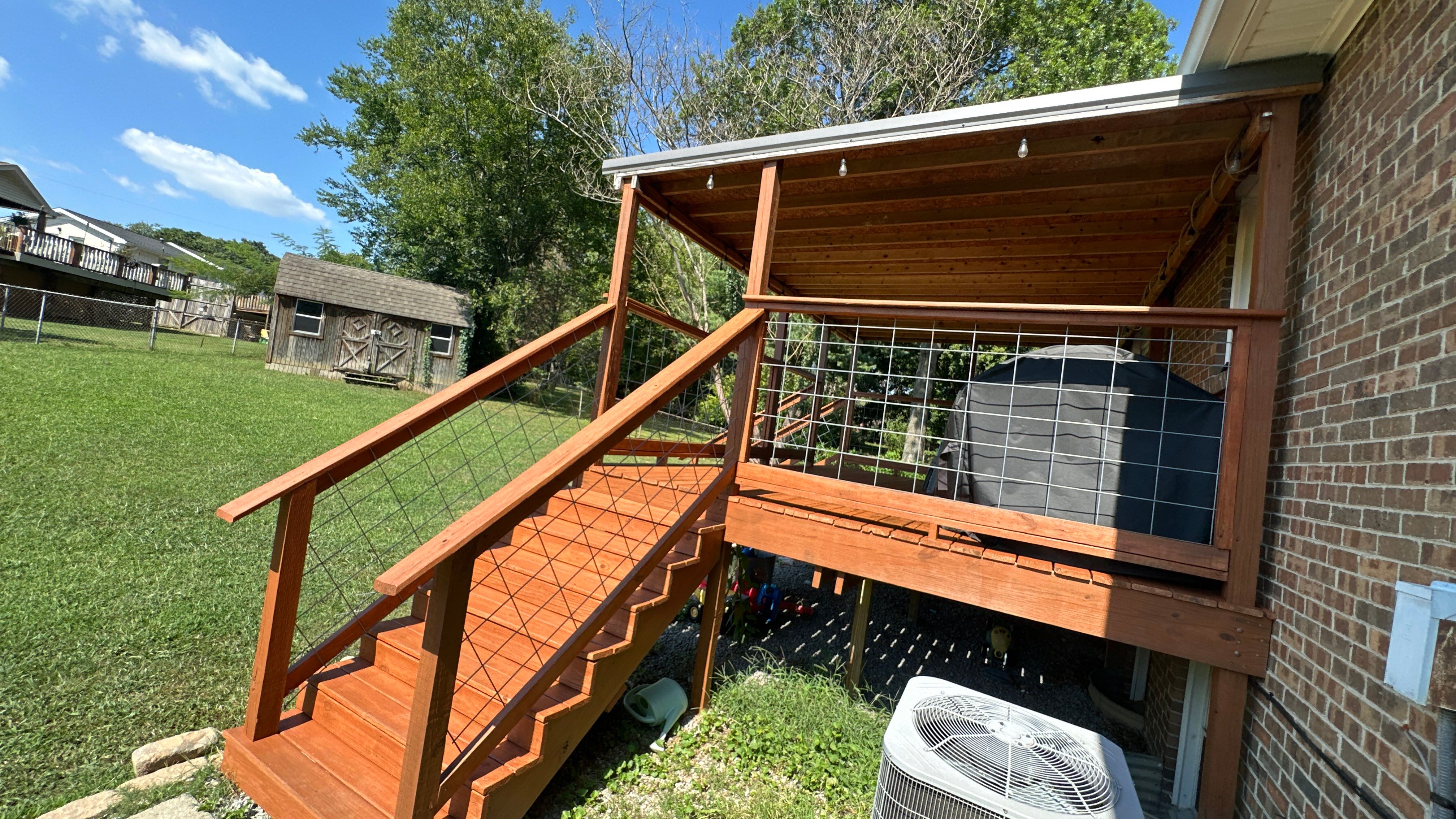Deck Staining in Green Hill by Music City Improvements