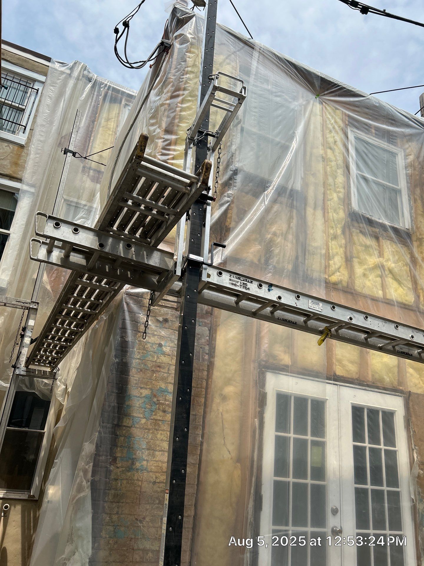 Back Wall & Fiberglass Roof deck Remediation by Philadelphia Quality Roofing