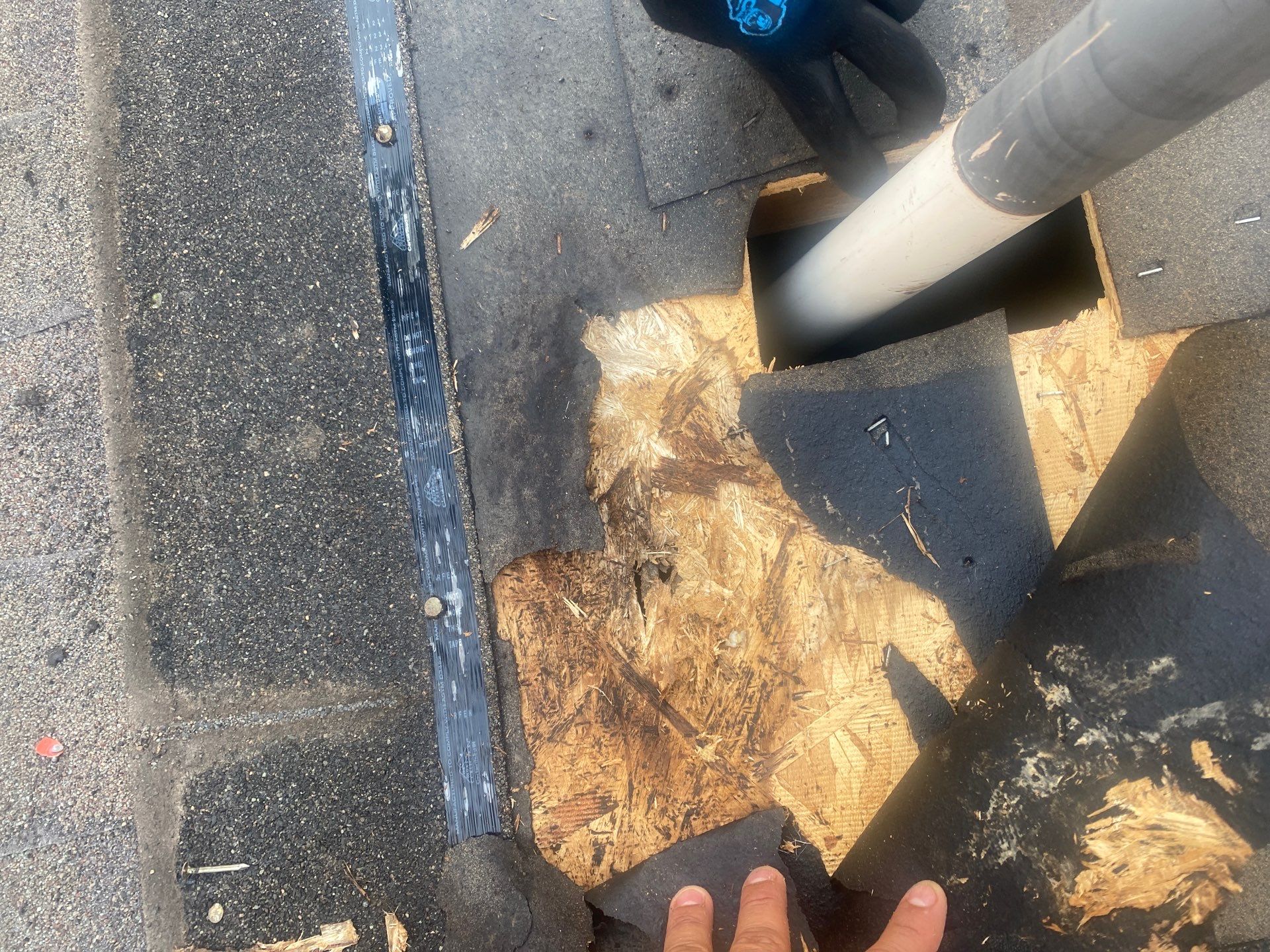 Hail Damage using Owen's Corning Duration (Lifetime) Shingles by Roof Repair Company