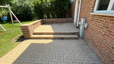 Brick paver clean, sand and seal.  using Surebond SB-1300