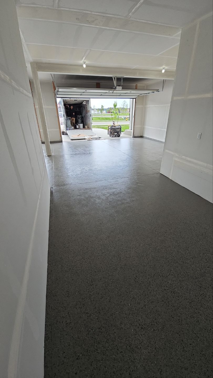 Garage Transformation using Denali Hybrid by Croc Coatings, LLC