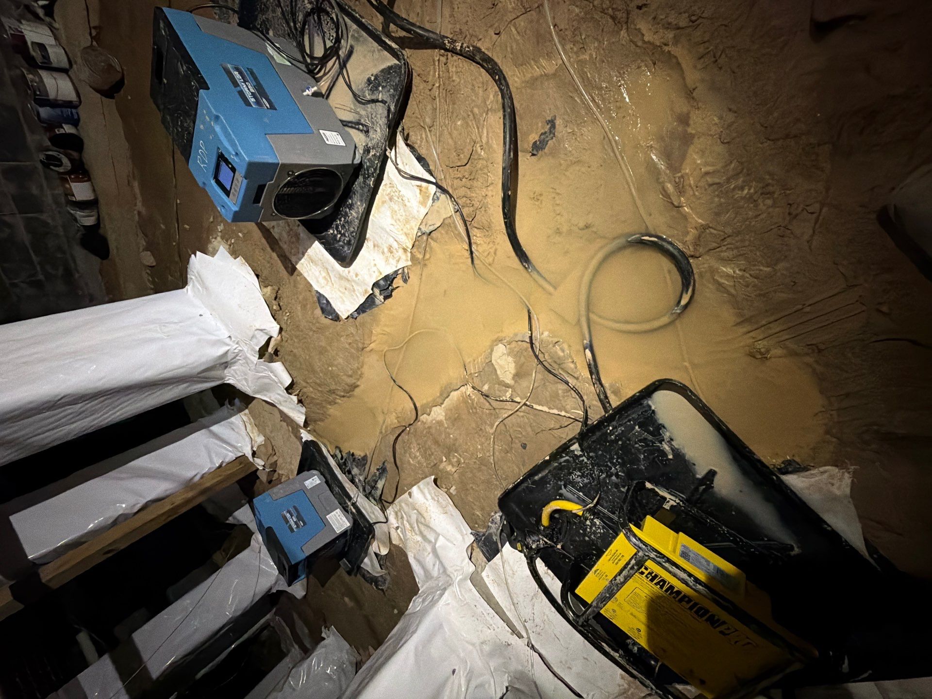 Alpharetta Crawlspace Water Damage Restoration with Vapor Barrier Installation by Restoration Damage Pros of Atlanta