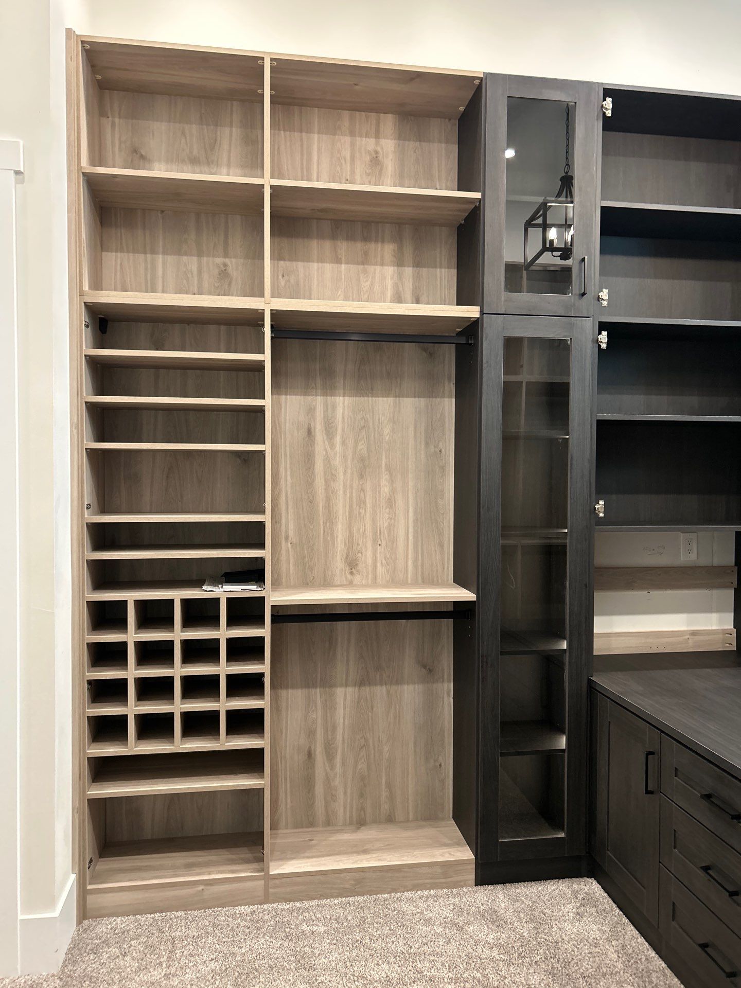 Two-Tone Luxury Closet in Longmont by Concept 32, Inc.