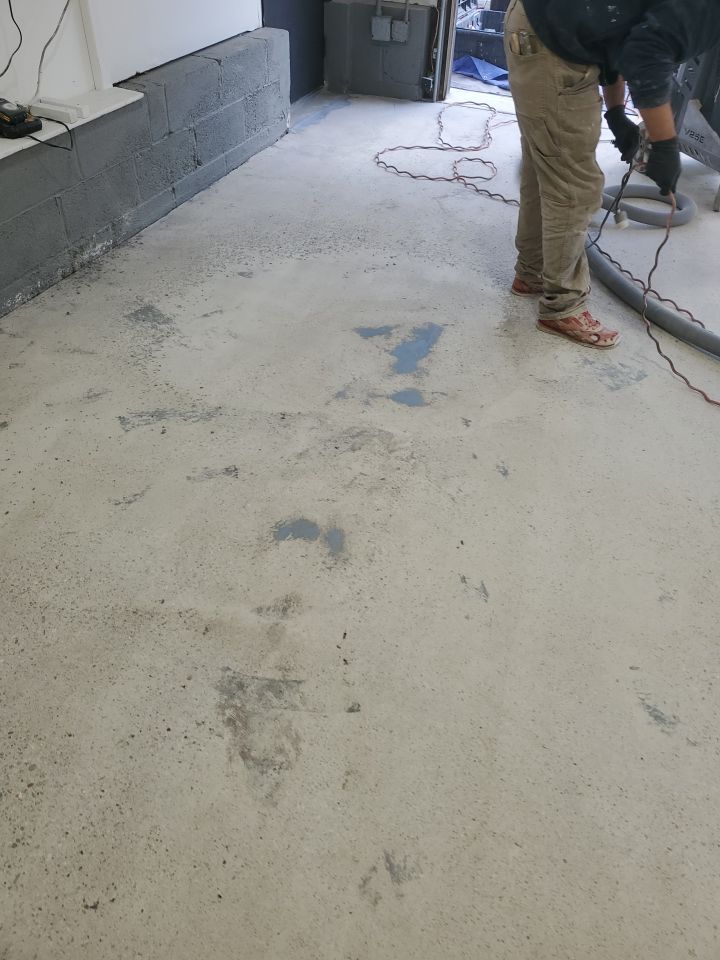 Garage Floor Coating using Penntek in Domino by Spectrum Painting, LLC