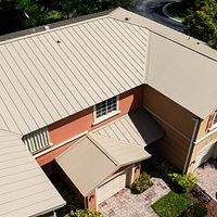 24ga 1" Nail-Strip Sierra Tan by Total Roofing System The Metal Roof Experts
