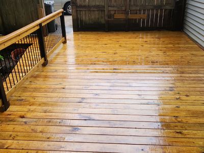Deck using Wood Sealant