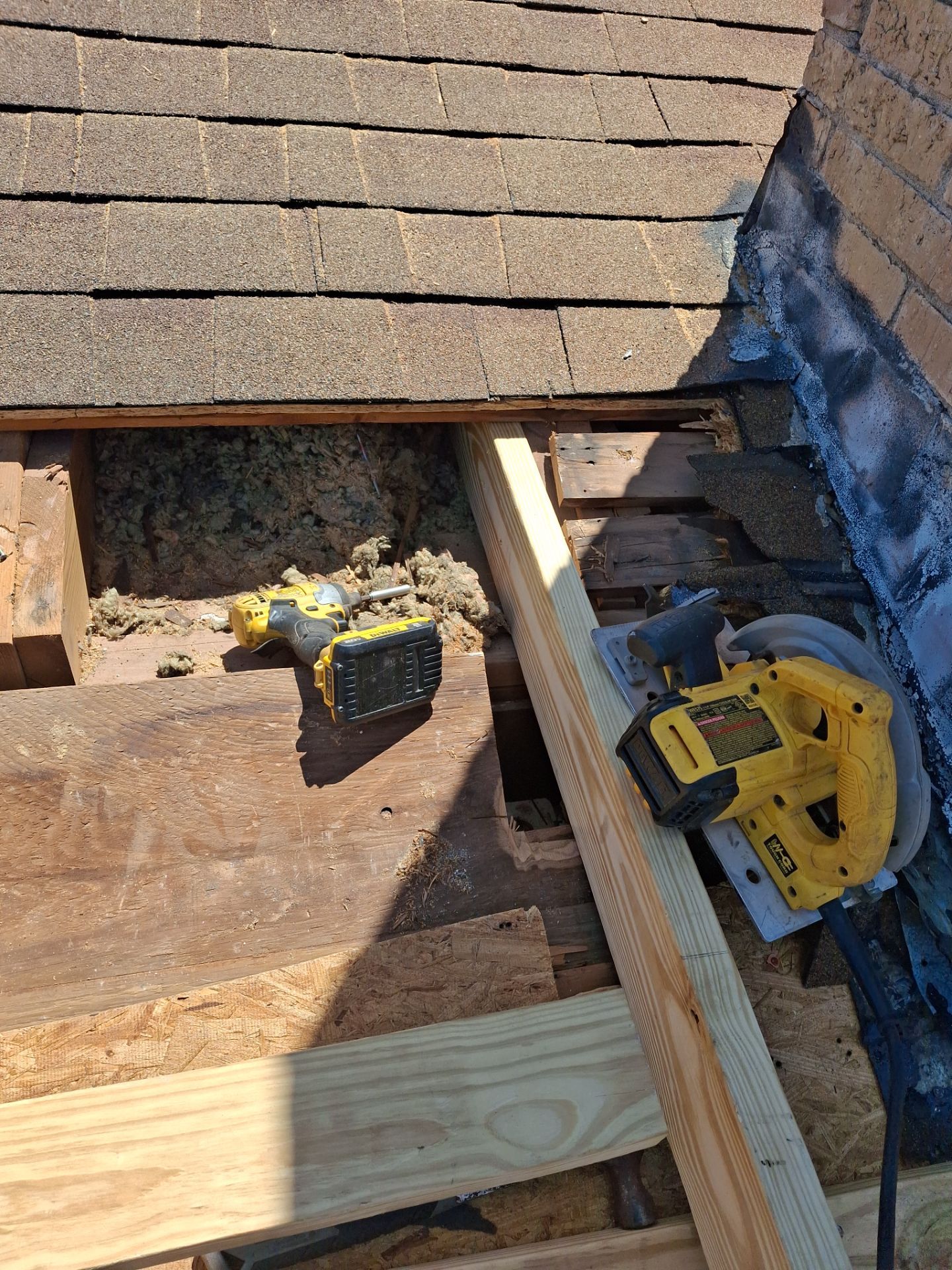 Chimneys need a Cricket.  by Bayfront Roofing and Construction