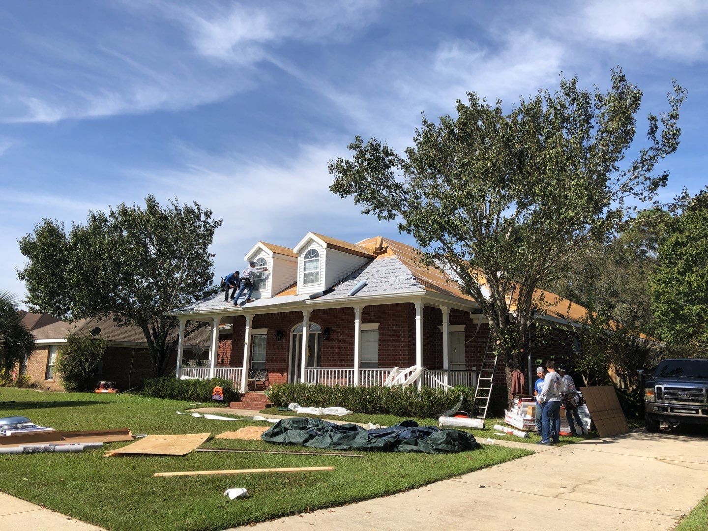 Residential Roofing Installation using Roof Replacement by American Roofing & Construction LLC
