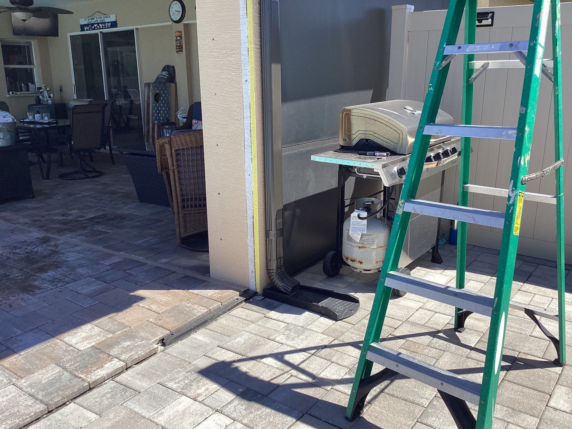 Musket Brown Gutter Installation and Soffit Fascia in Cape Coral FL by Gutter Professors