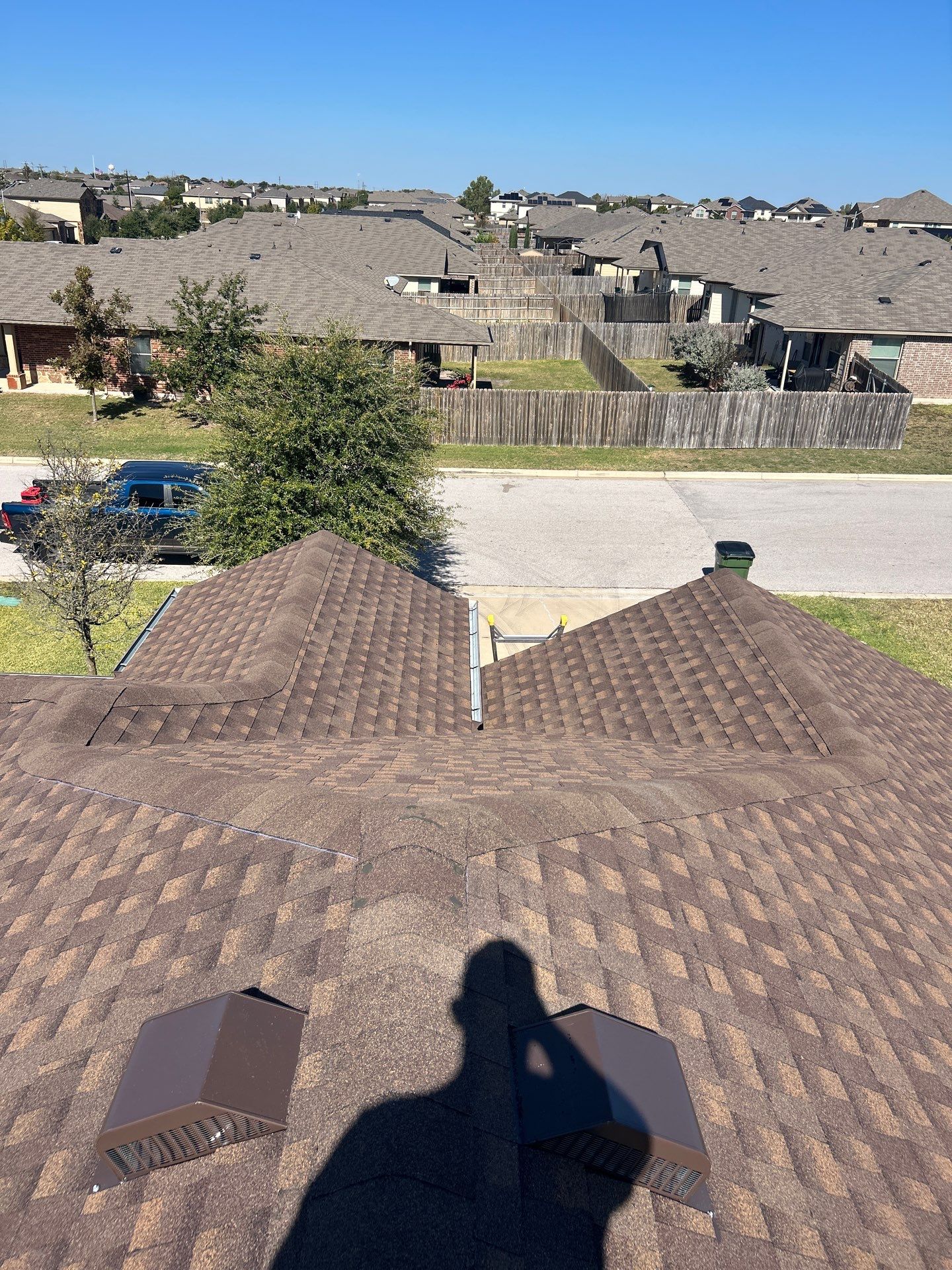 Residential Roof Replacement using GAF - HDZ - Barkwood by Action Exteriors Austin