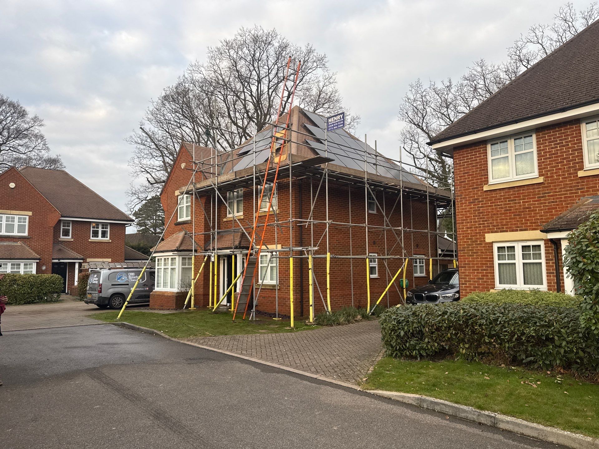 Roof Clean Before Solar Panels using Honda 15lpm Low Pressure Washing Machine by Ges Exterior Cleaning ltd