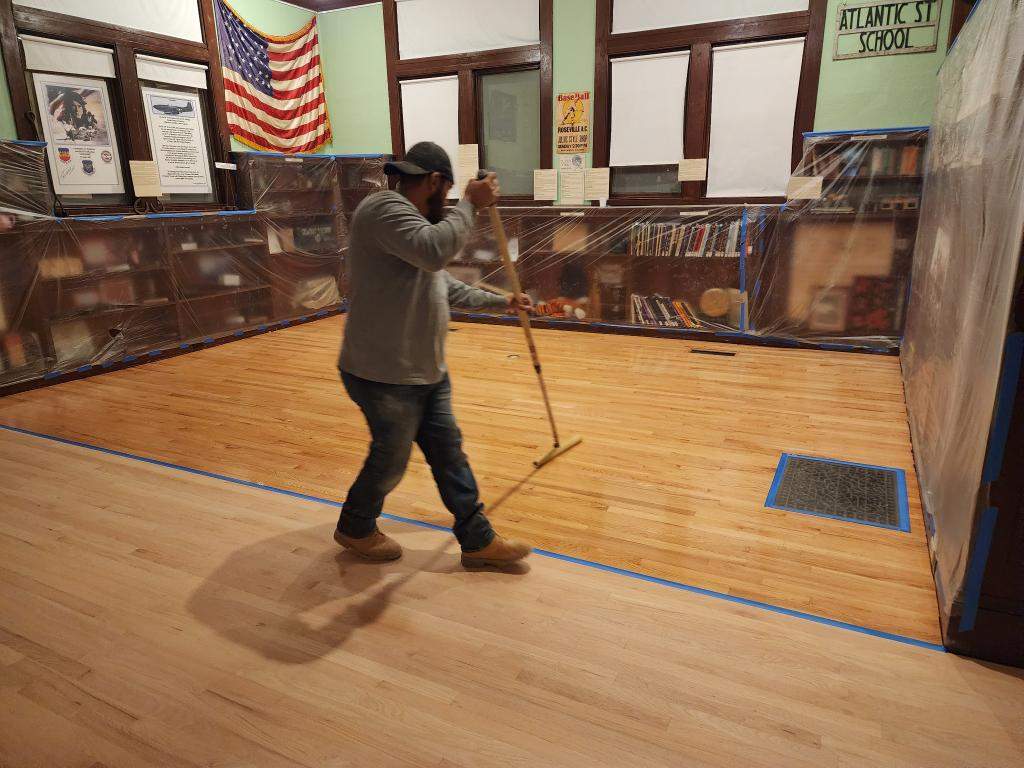 Carnegie Museum Roseville Refinish by Footprints Floors South Sacramento