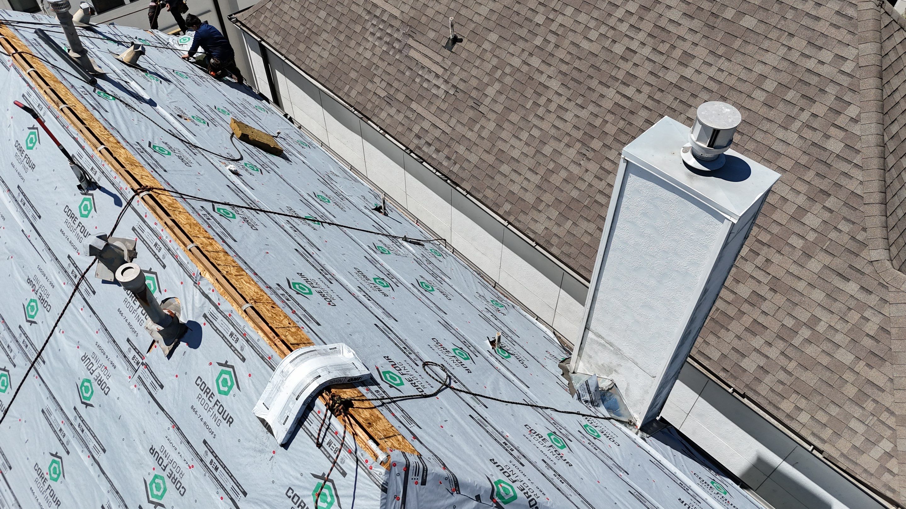 Roof Replacement using IKO Nordic in the Heights! by Core Four Roofing