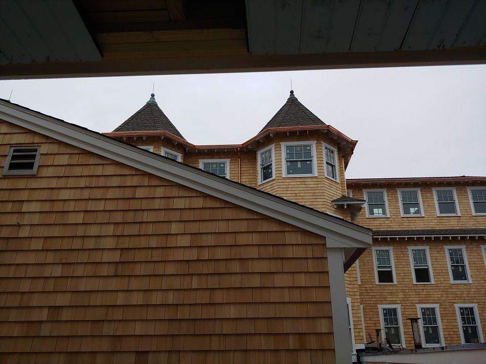 6″ Copper Gutter Installation At The Harbor View Hotel! by Gutter Pro Enterprises