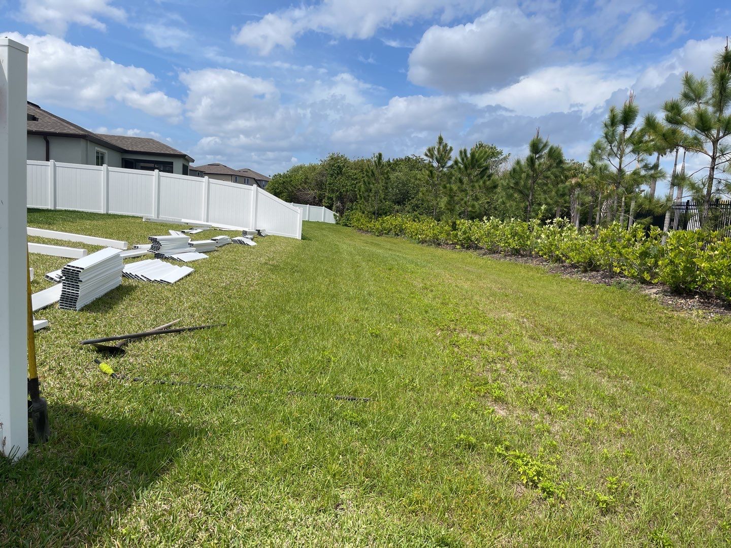 Sarasota, FL- 6 ft. White Vinyl Privacy Fence by Asap fence and gates, LLC