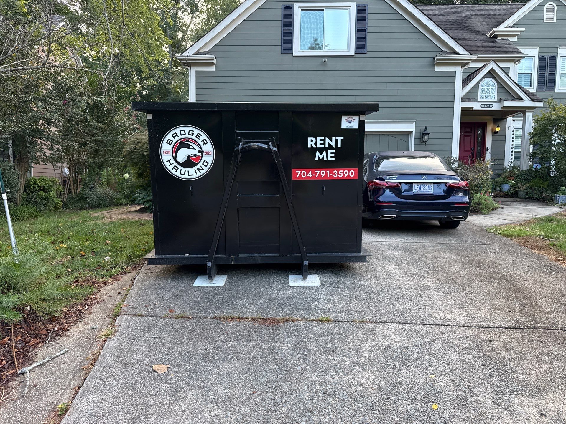 Project in Matthews by Badger Hauling