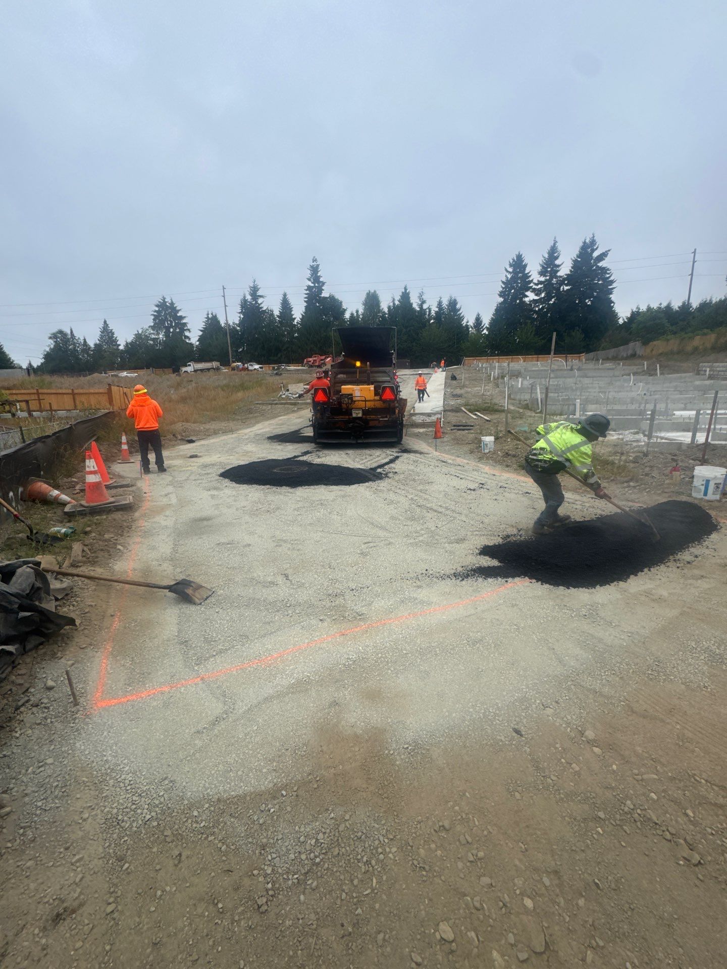 Asphalt Road Repair in Neighborhood  by Jireh Asphalt & Concrete Inc 